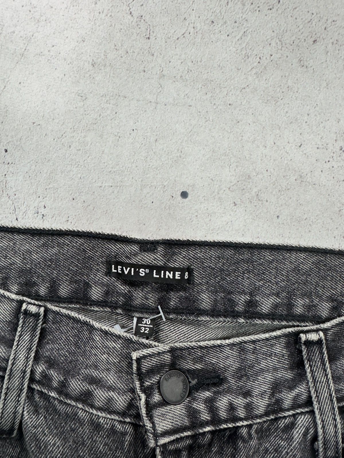 Levi's Levis Line 8 Gray Denim Jeans Size 32/30 Size US 30 / EU 46 - 5 Thumbnail