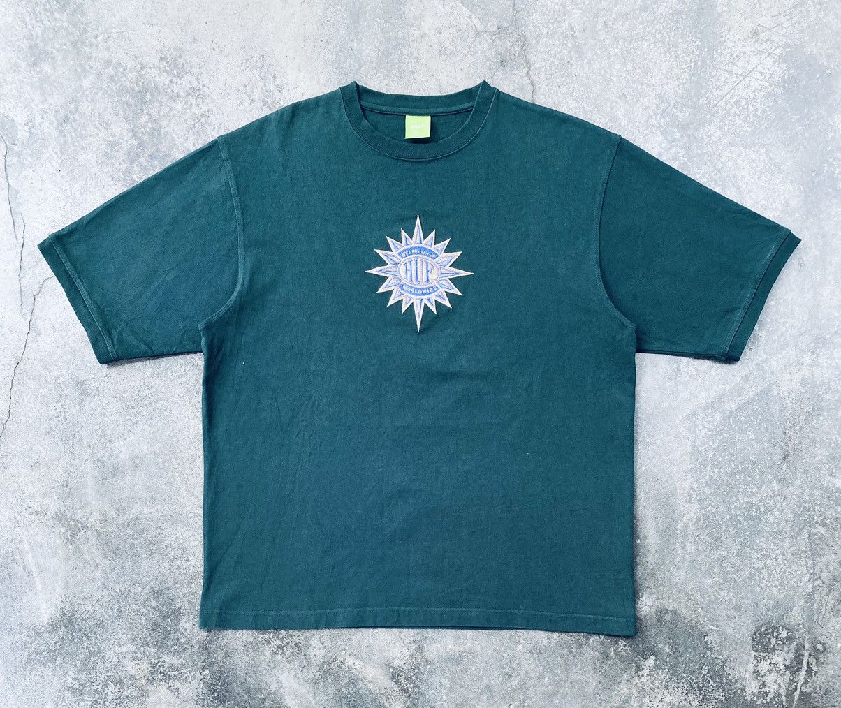 Huf HUF Sun Embroidery Center Rare Tees Size US L / EU 52-54 / 3 - 1 Thumbnail