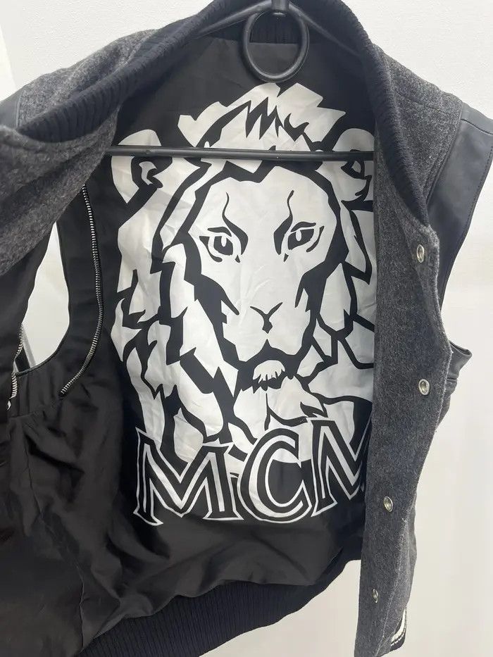 MCM MCM Sleeveless Varsity Vest Leather Jacket Size US M / EU 48-50 / 2 - 4 Thumbnail