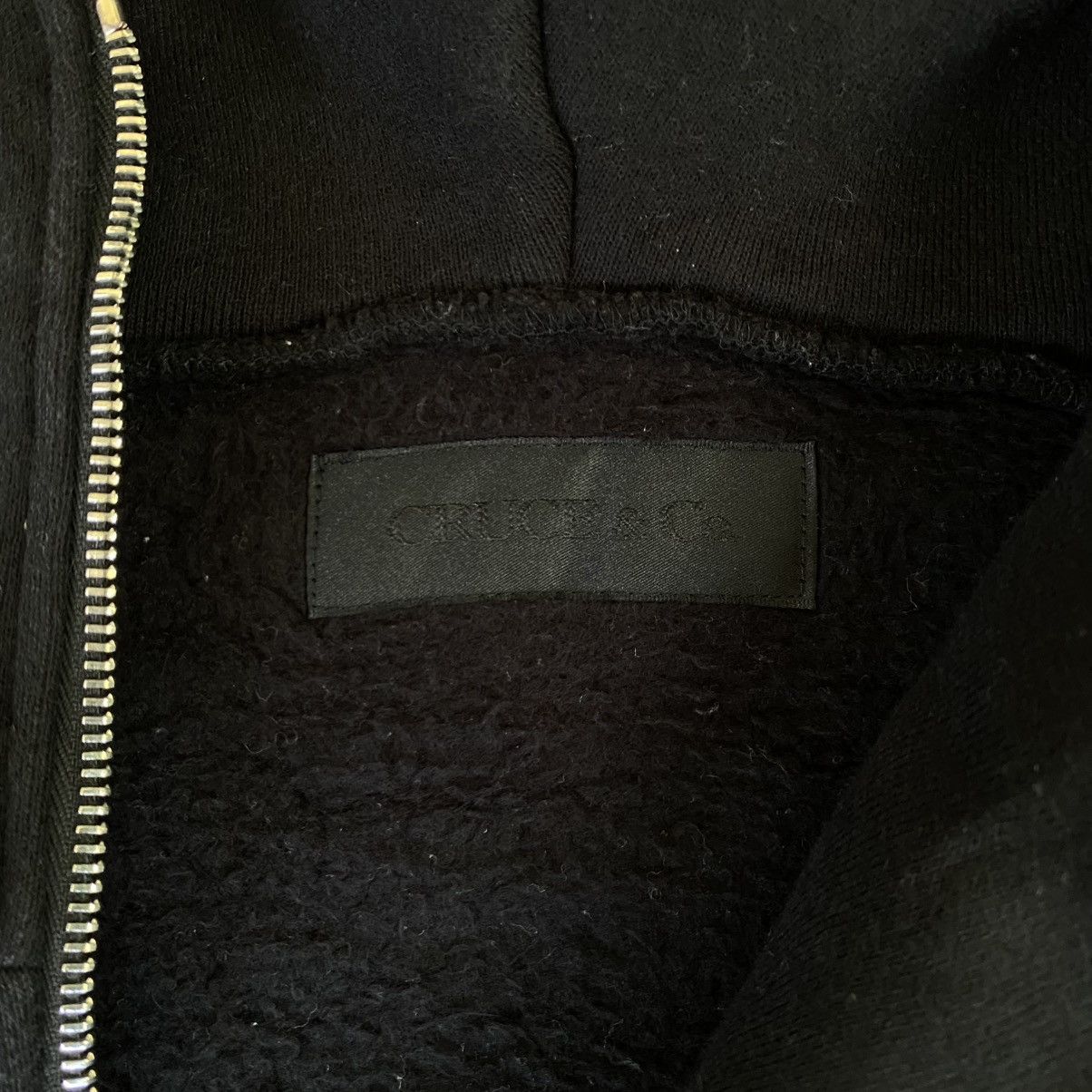 14th Addiction 2000s Cruce & Co Rick Owen Style Asymmetric Zip Hoodie Size US M / EU 48-50 / 2 - 4 Thumbnail
