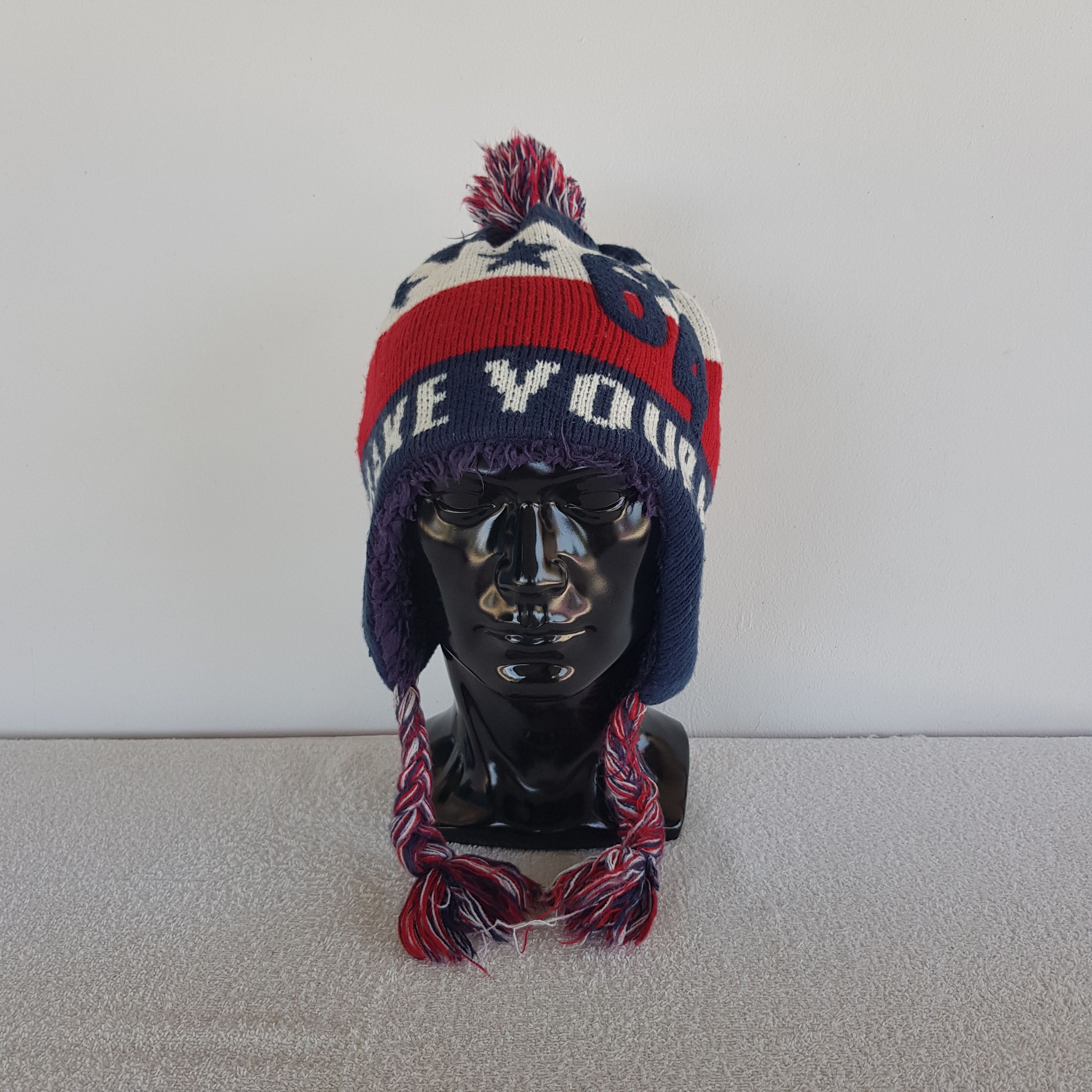 Japanese Brand Vintage Japanese Earflap Hats Make Magic Beanie Snow Caps Size ONE SIZE - 2 Thumbnail