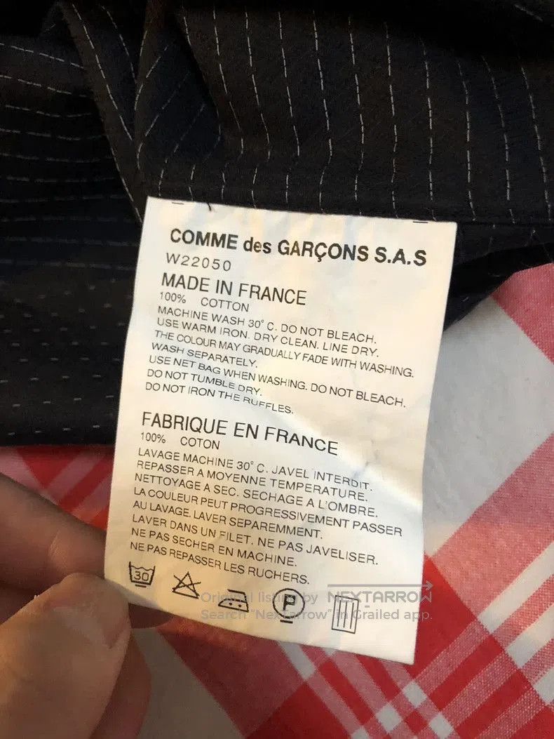 Comme des Garcons SHIRT Comme des Garcons SHIRT Runway Shirt. Size US S / EU 44-46 / 1 - 5 Thumbnail