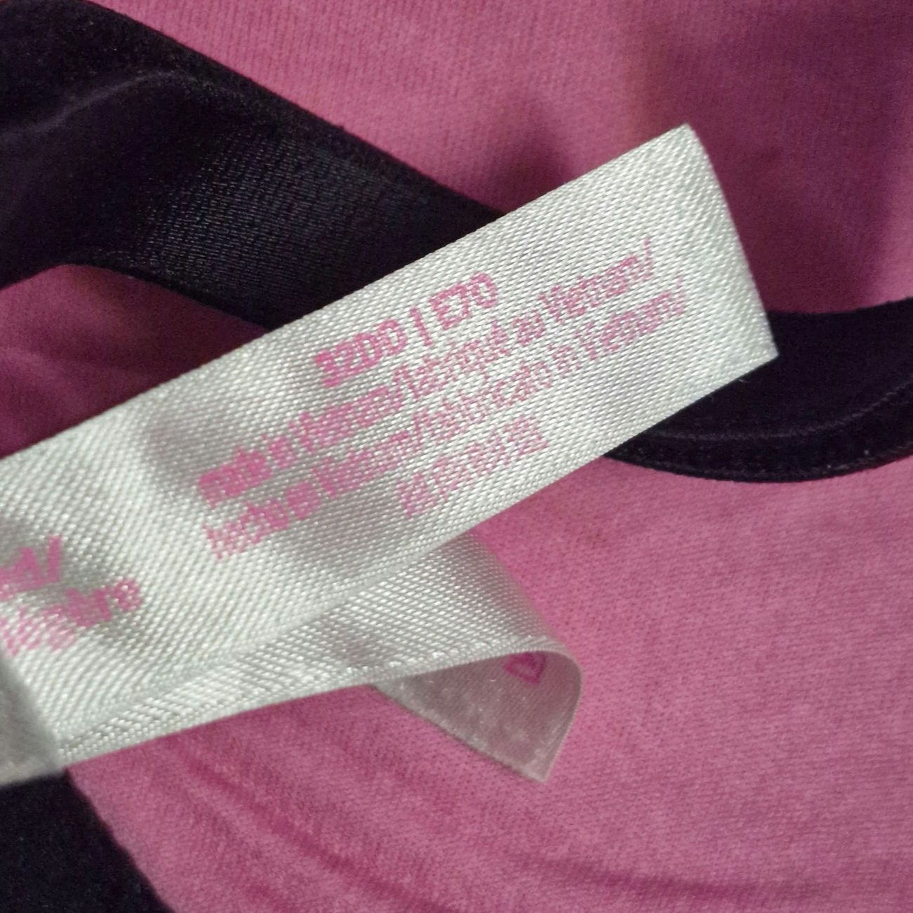 Pink Victoria’s Secret PINK Logo Bra Women’s Gray 32DD Size ONE SIZE - 3 Thumbnail