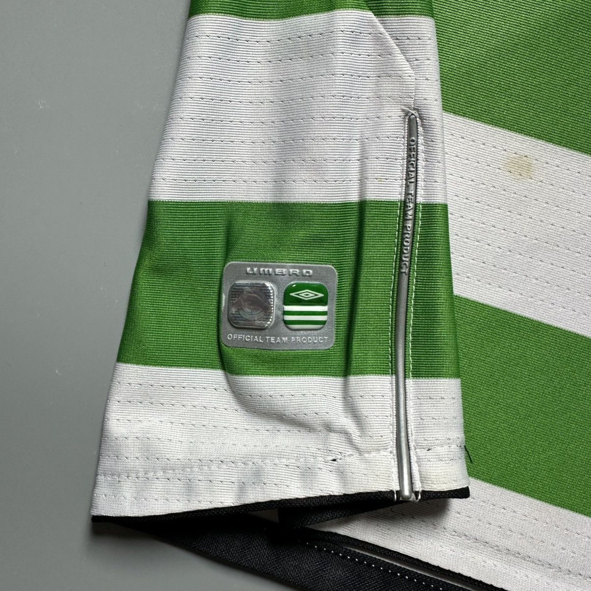 Umbro CELTIC UMBRO 2004/2005 FOOTBALL HOME JERSEY #7 LARSSON Size US XL / EU 56 / 4 - 6 Thumbnail