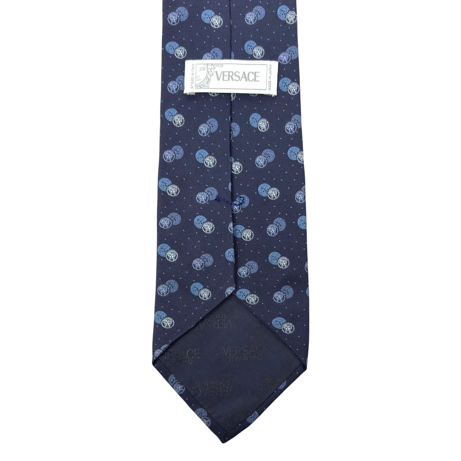 Versace Versace Medusa Logo Pattern Tie Size ONE SIZE - 2 Thumbnail