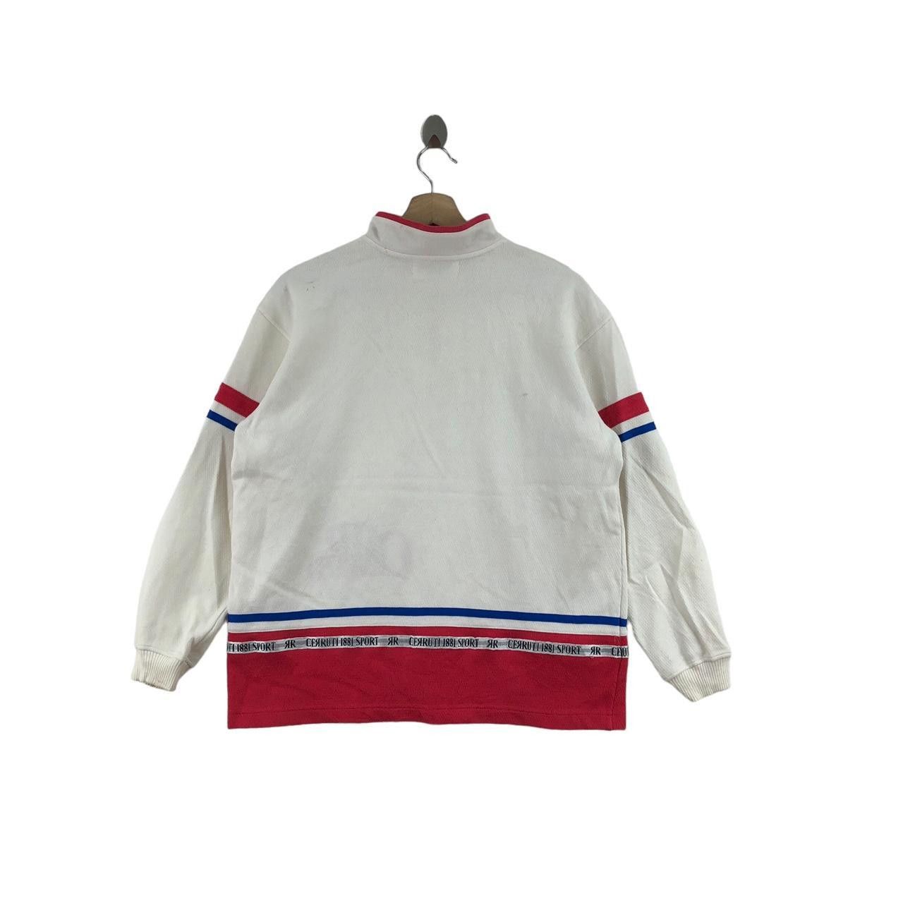 Cerruti 1881 Vintage CERRUTI SPORT 1881 PARIS Half Zipper Sweatshirt Size M / US 6-8 / IT 42-44 - 2 Thumbnail