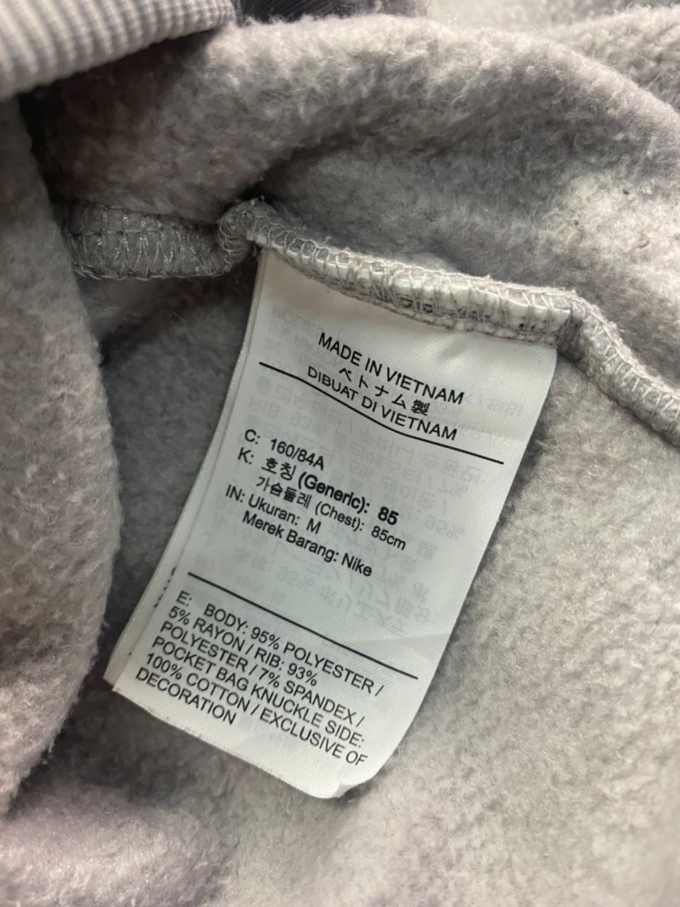 Nike Nike Cowl Neck Fleece Sweater Size M / US 6-8 / IT 42-44 - 8 Thumbnail
