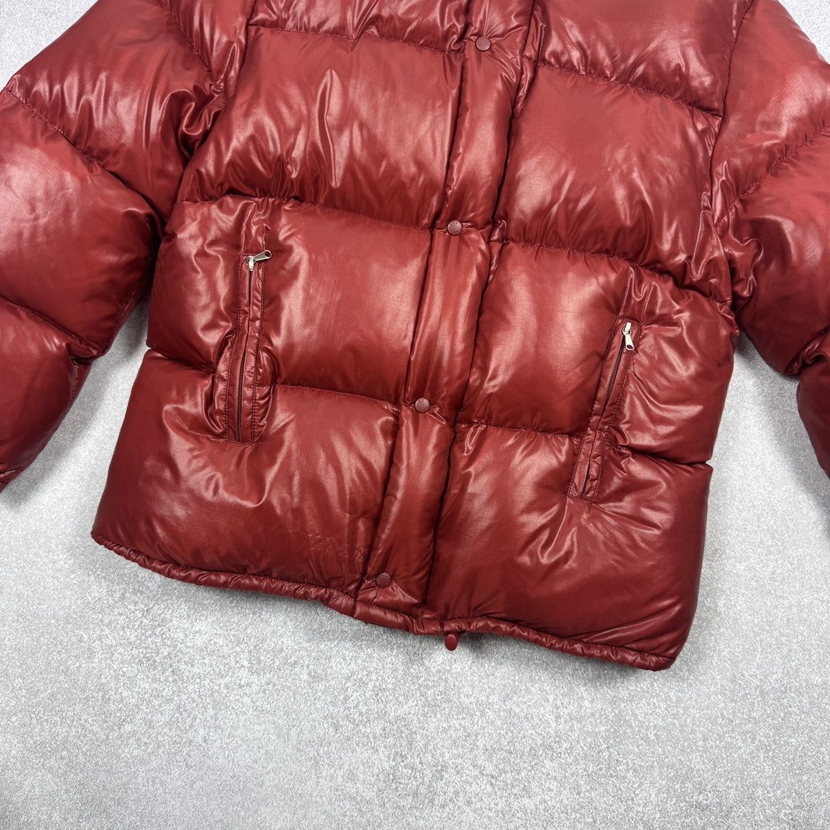 Moncler Vintage Moncler Shiny Red Down Puffer 90s 00s Size XS-S Size US S / EU 44-46 / 1 - 7 Thumbnail