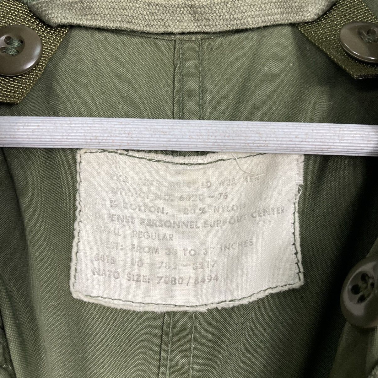 Vintage 💥VINTAGE US ARMY PARKA FISHTAIL MILITARY RIOT JACKET Size US L / EU 52-54 / 3 - 8 Thumbnail