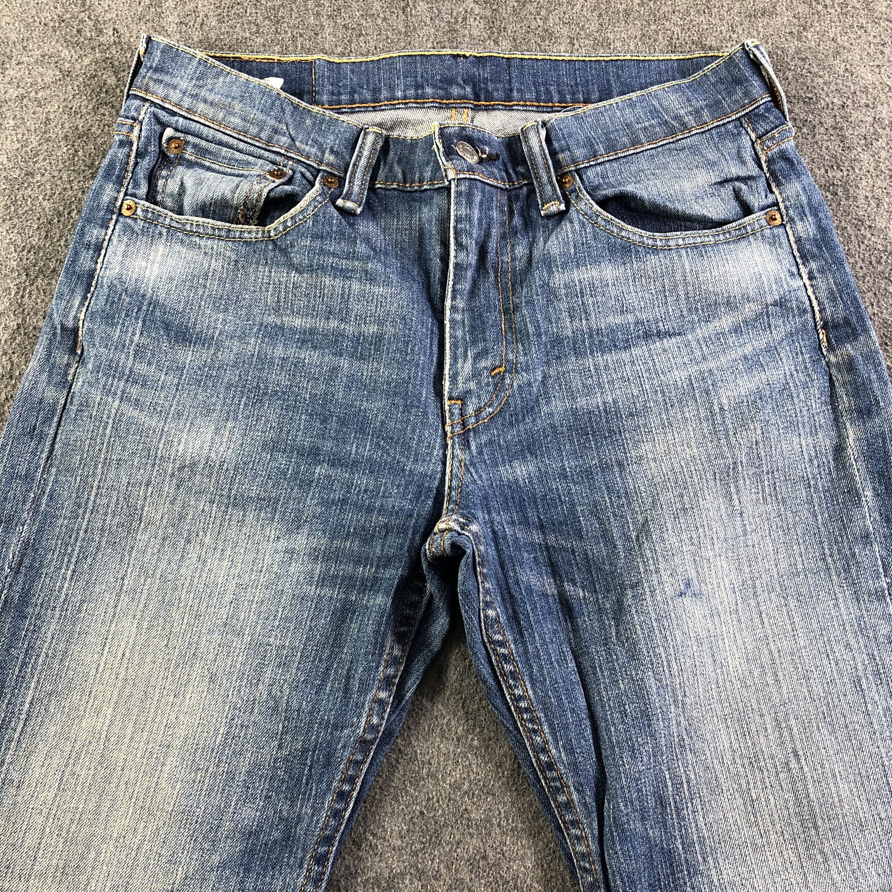 Levi's Vintage Blue Wash Levis 514 Jeans-J3415 Size 32" / US 10 / IT 46 - 3 Thumbnail