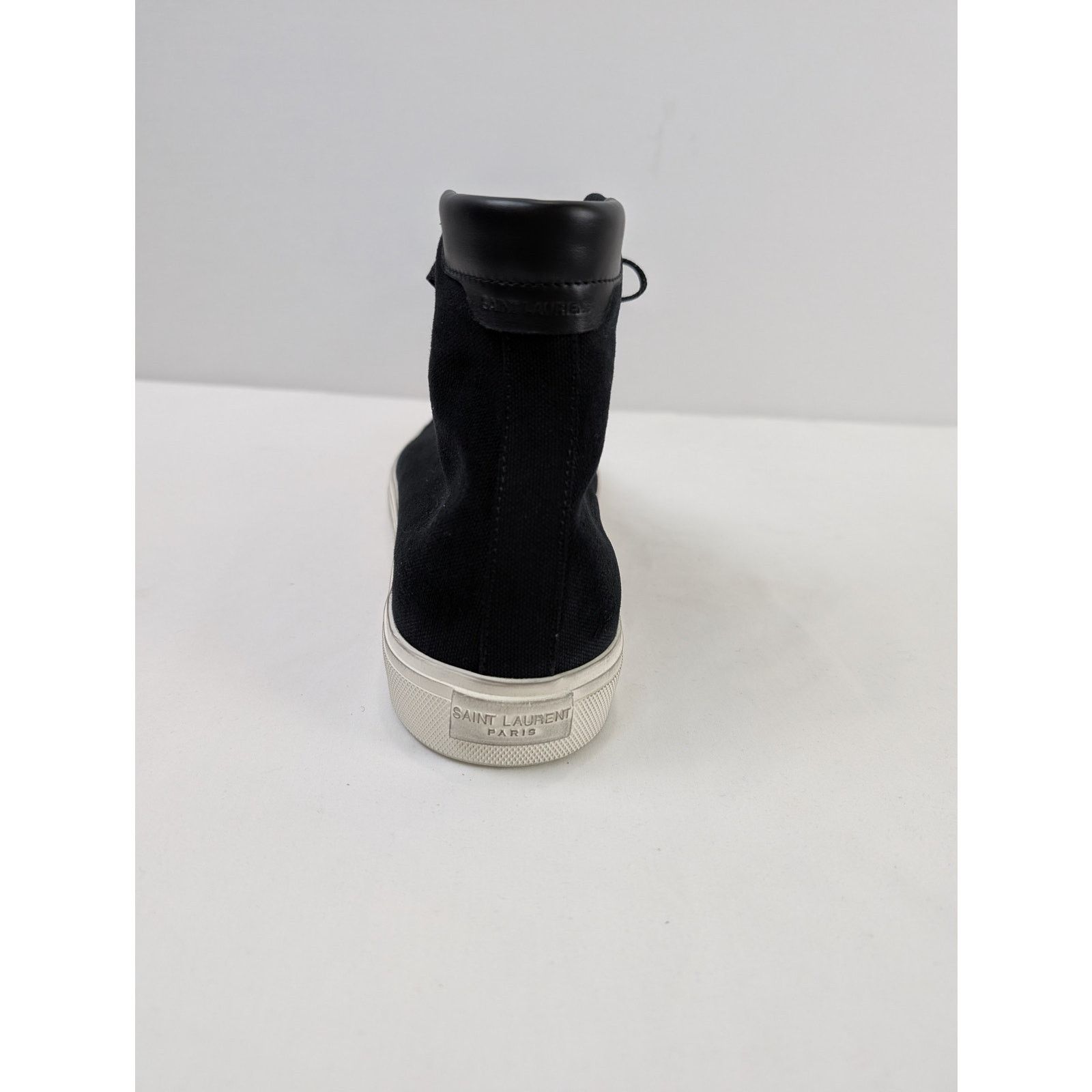Saint Laurent Paris o1rshd1 High Top Sneakers in Black Size US 12 / EU 45 - 15 Thumbnail