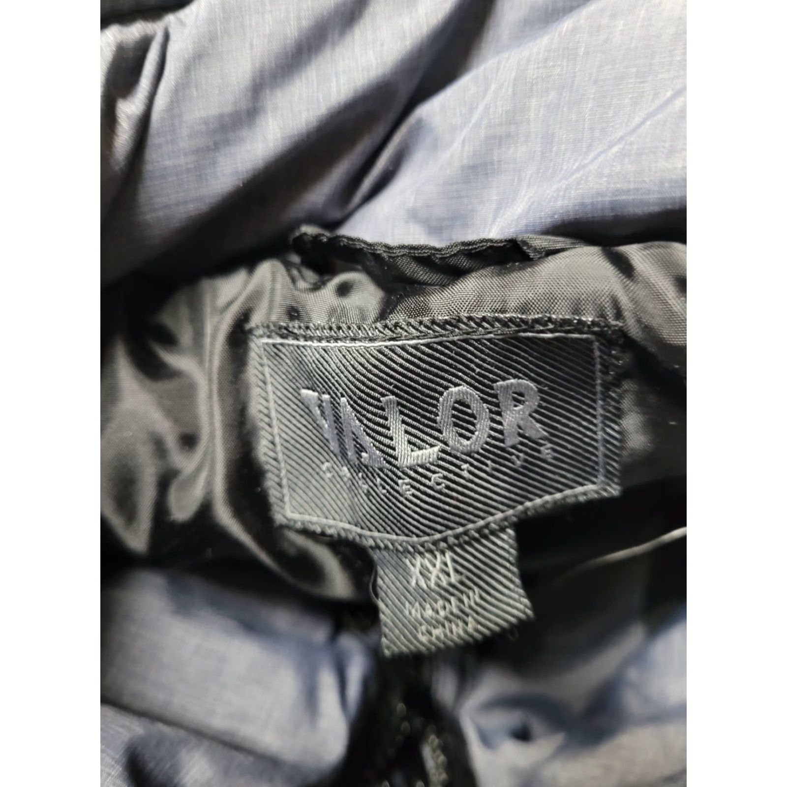 Vintage Valor Collective Vest Large Gray Mens Retro Puffy Puffer Zip Closure L Size US L / EU 52-54 / 3 - 3 Thumbnail