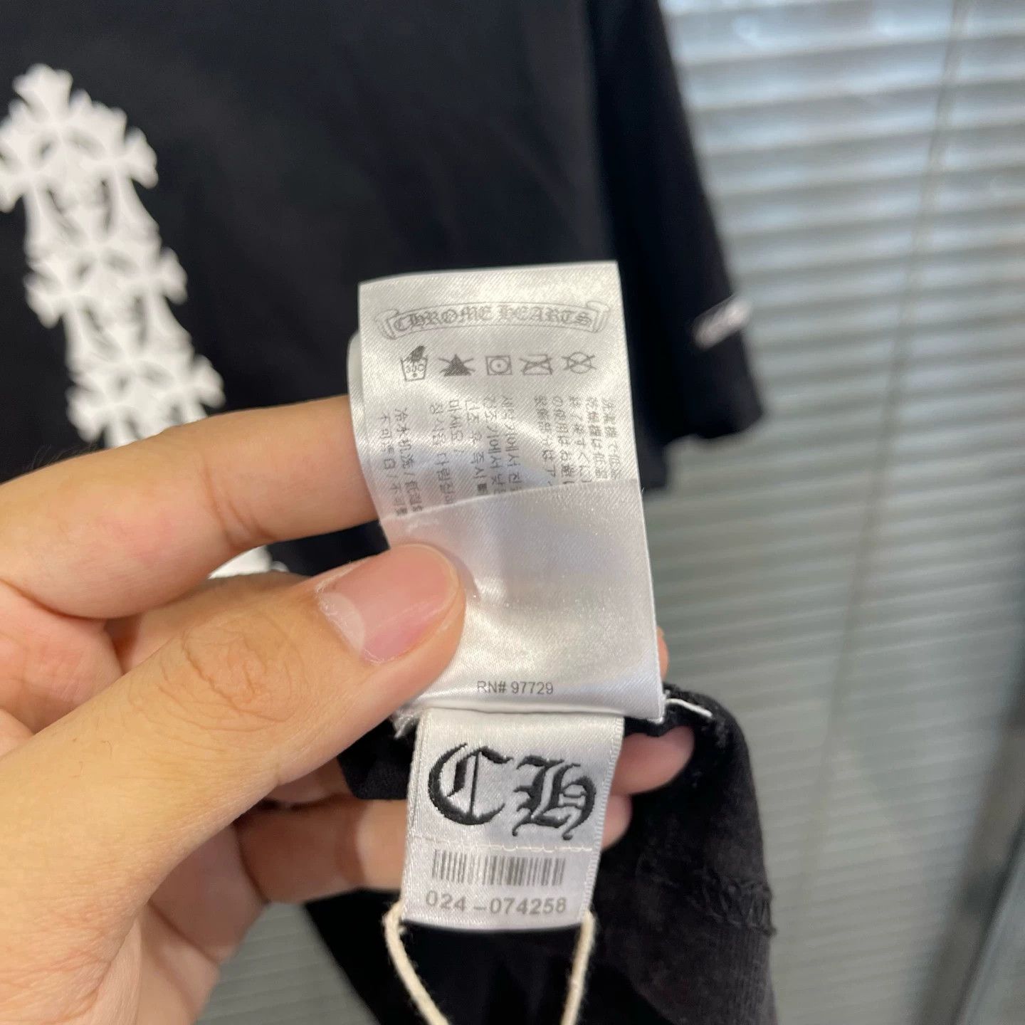 Chrome Hearts Chrome Hearts Black Dragon Bone Back Logo SS L 95 New Size US L / EU 52-54 / 3 - 8 Thumbnail