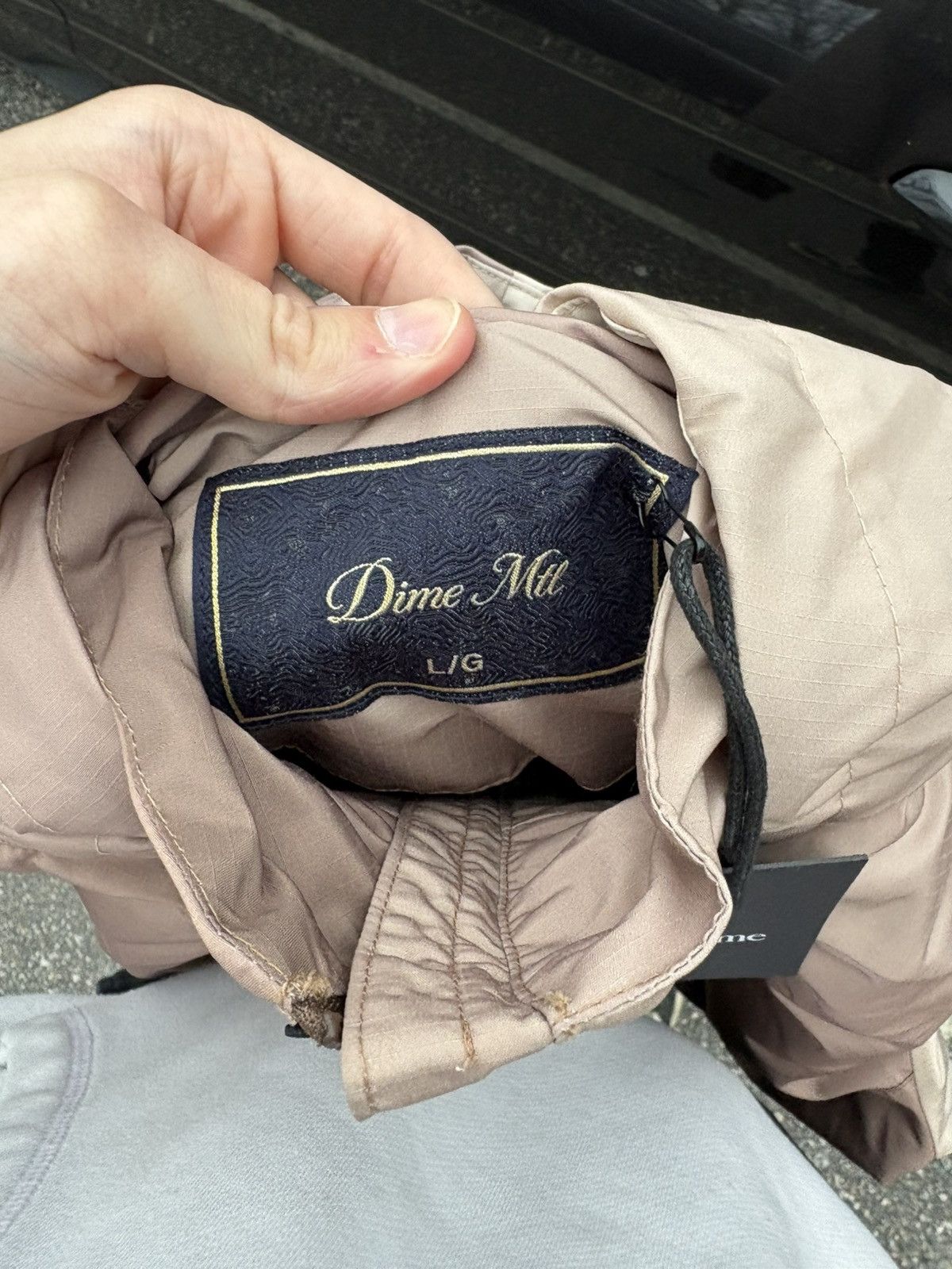 Dime Dime brand new brown light rain jacket Size US L / EU 52-54 / 3 - 4 Thumbnail