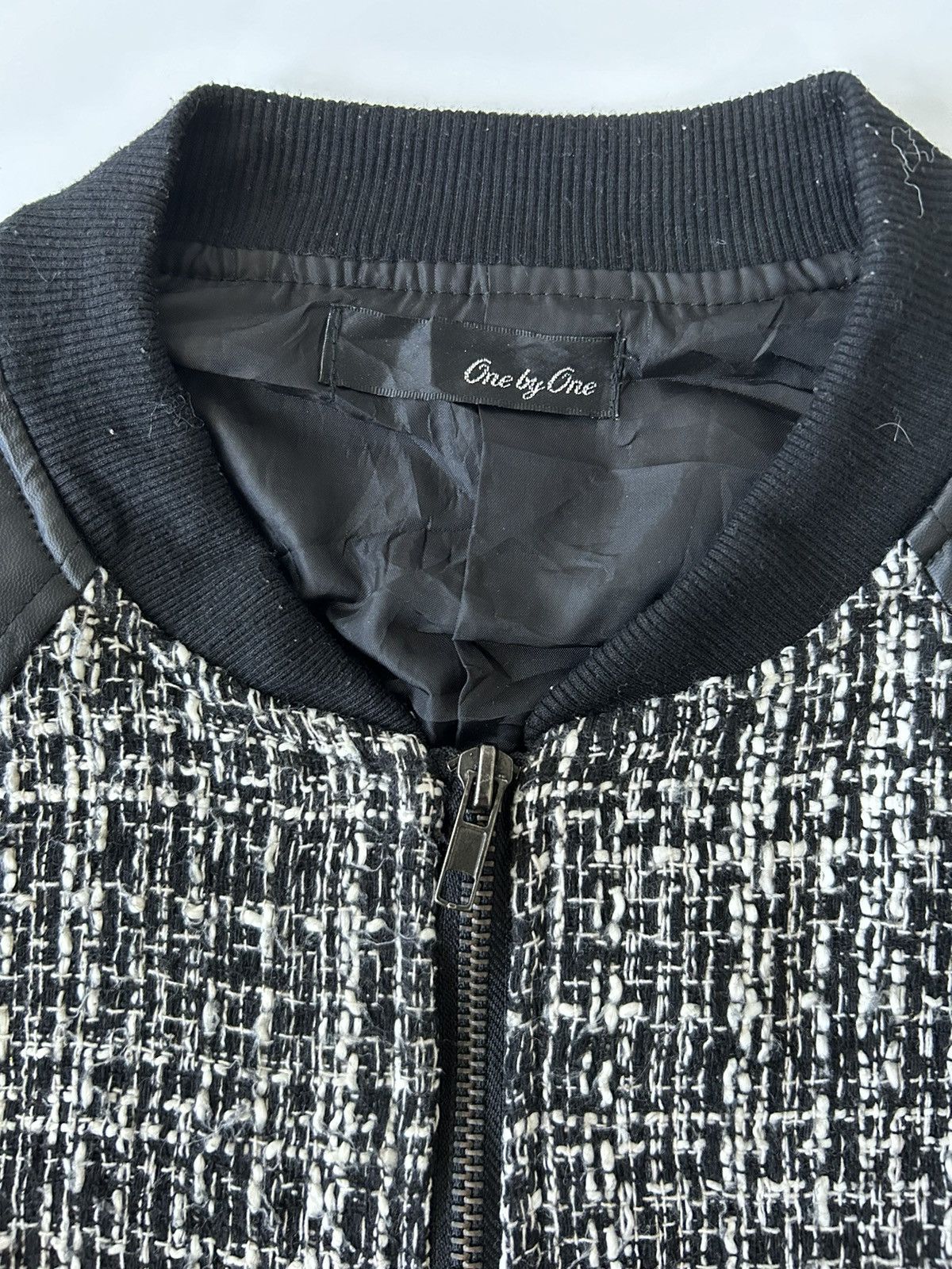 Japanese Brand FAUX LEATHER BOMBER JACKET Size XS / US 0-2 / IT 36-38 - 5 Thumbnail