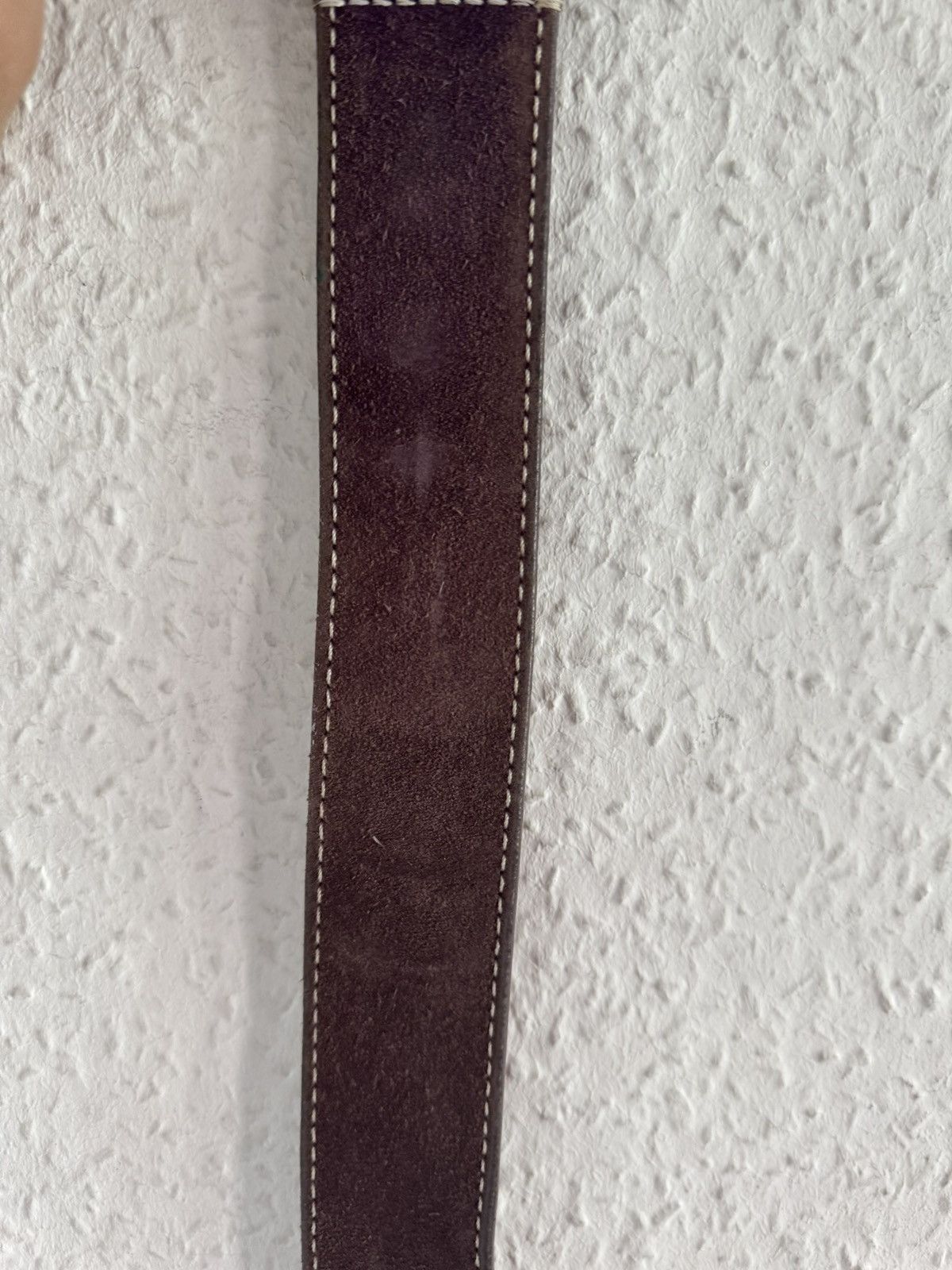 Dsquared2 Purple Suede Belt Size 34 - 3 Thumbnail