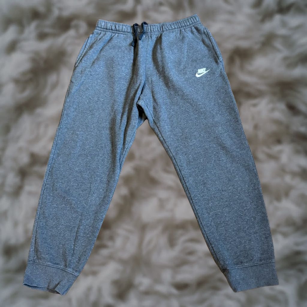 Nike Mens Nike Sportswear Club Fleece Joggers Sweatpants Gray BV2671-071 sz L Size US 33 - 1 Thumbnail