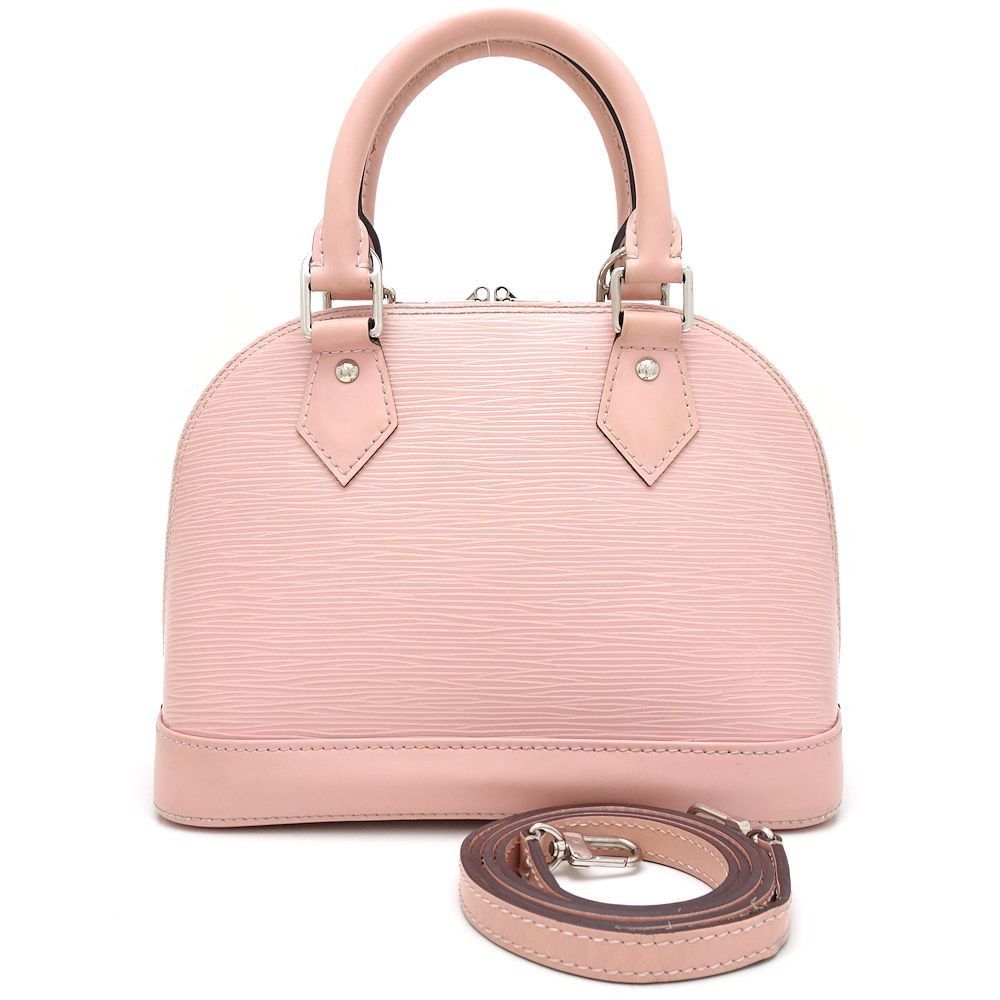100% Authentic Louis Vuitton Alma bb MV H Rose Pink Bag good