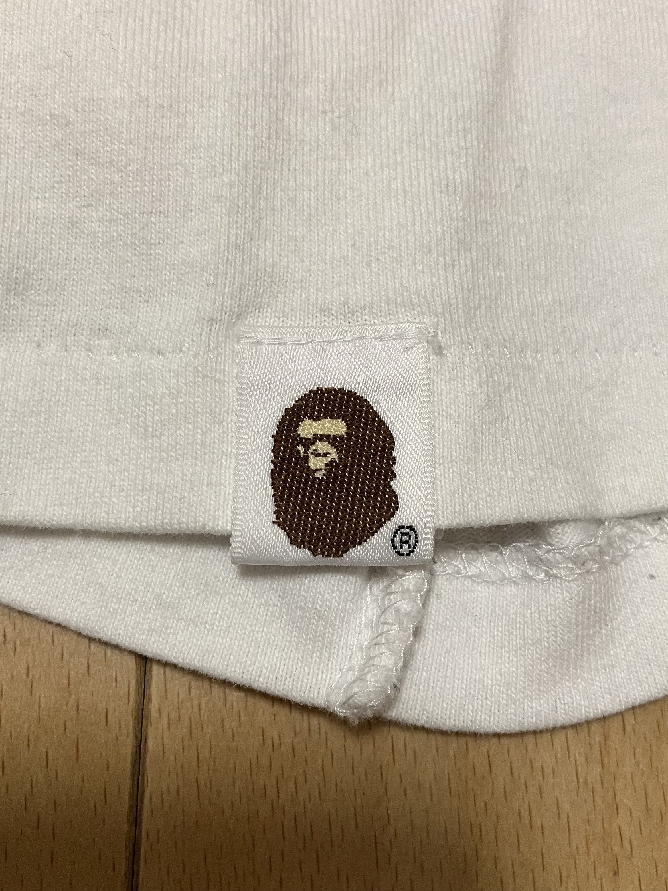 Bape Bape Logo Tee Spell Out White Size US M / EU 48-50 / 2 - 5 Thumbnail