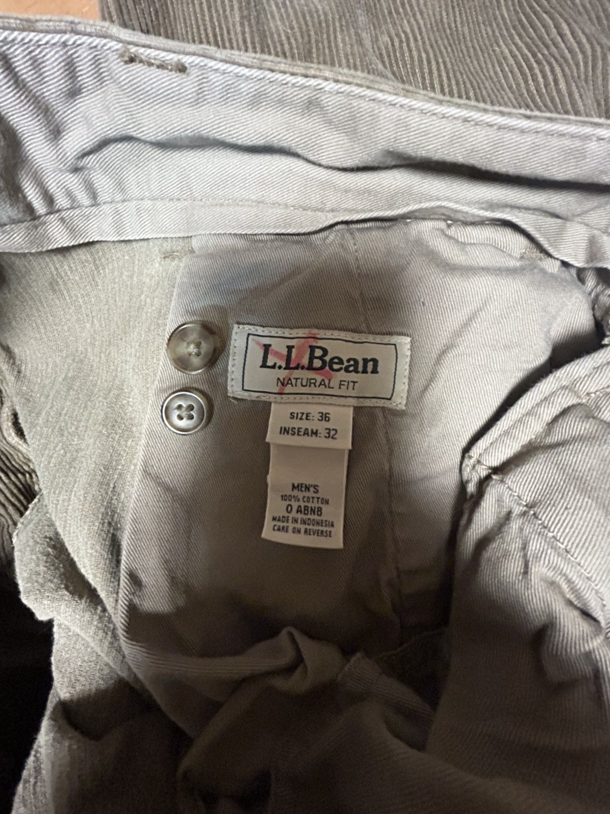 L.L. Bean LL Bean Corduroy Pants Size 36x32 Size US 36 / EU 52 - 3 Thumbnail