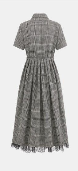 Dior o1w1db10924 Virgin Wool Dress in Black Size XS / US 0-2 / IT 36-38 - 2 Thumbnail