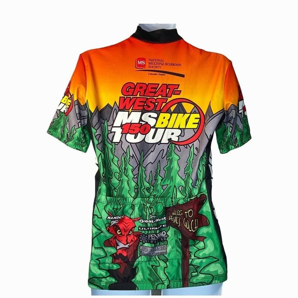Other Sugoi Medium Great-West MS 150 Bike Tour Cycling Jersey Devi Size US M / EU 48-50 / 2 - 3 Thumbnail