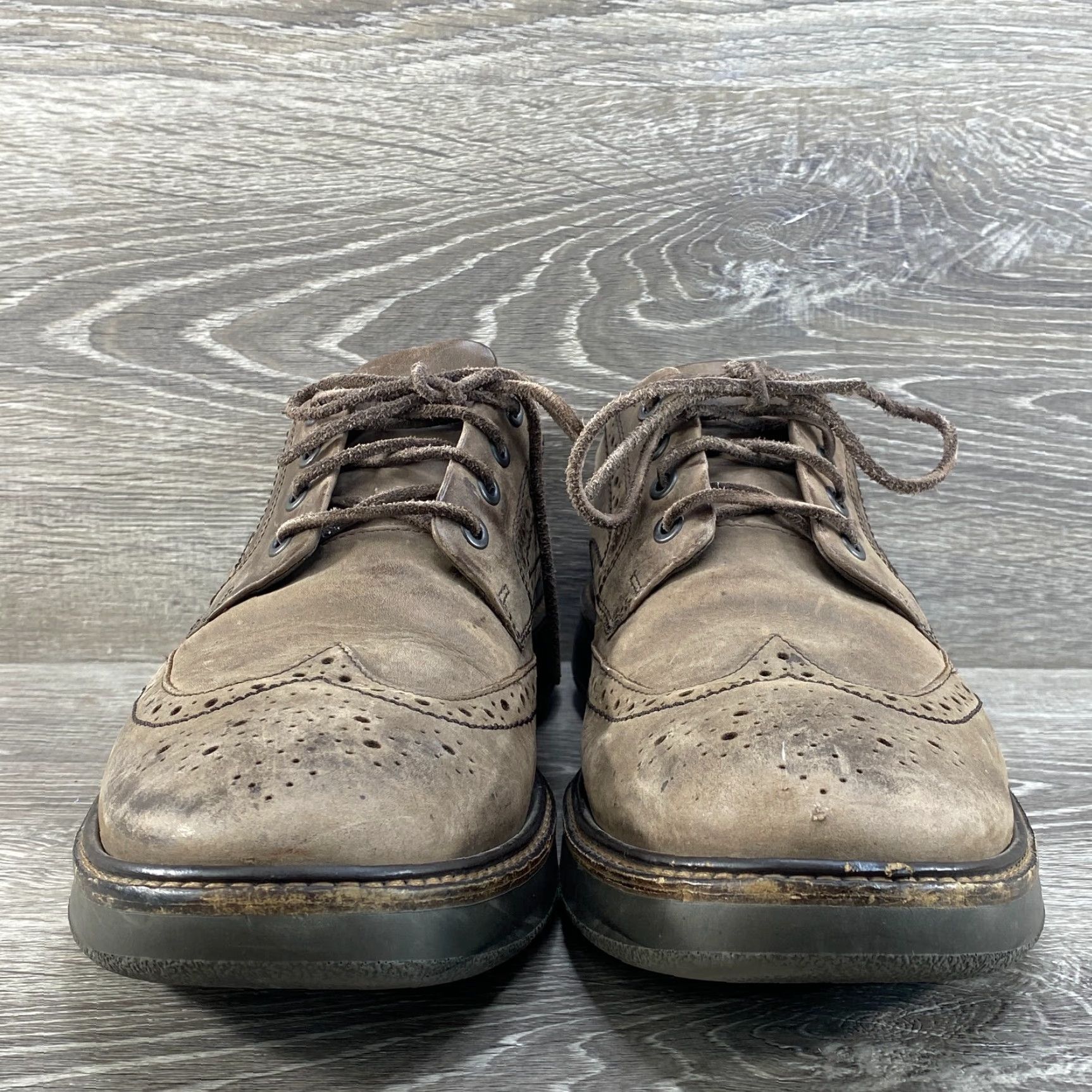 Ecco Ecco Wingtip Mens 8 EU Size 42 Coffee Brown Leather Dress Casual Oxford Lace Up Mens Shoe Brown Leather Wingtip Oxford Dress Shoe 42 EU Ecco Size US 9 / EU 42 - 4 Thumbnail