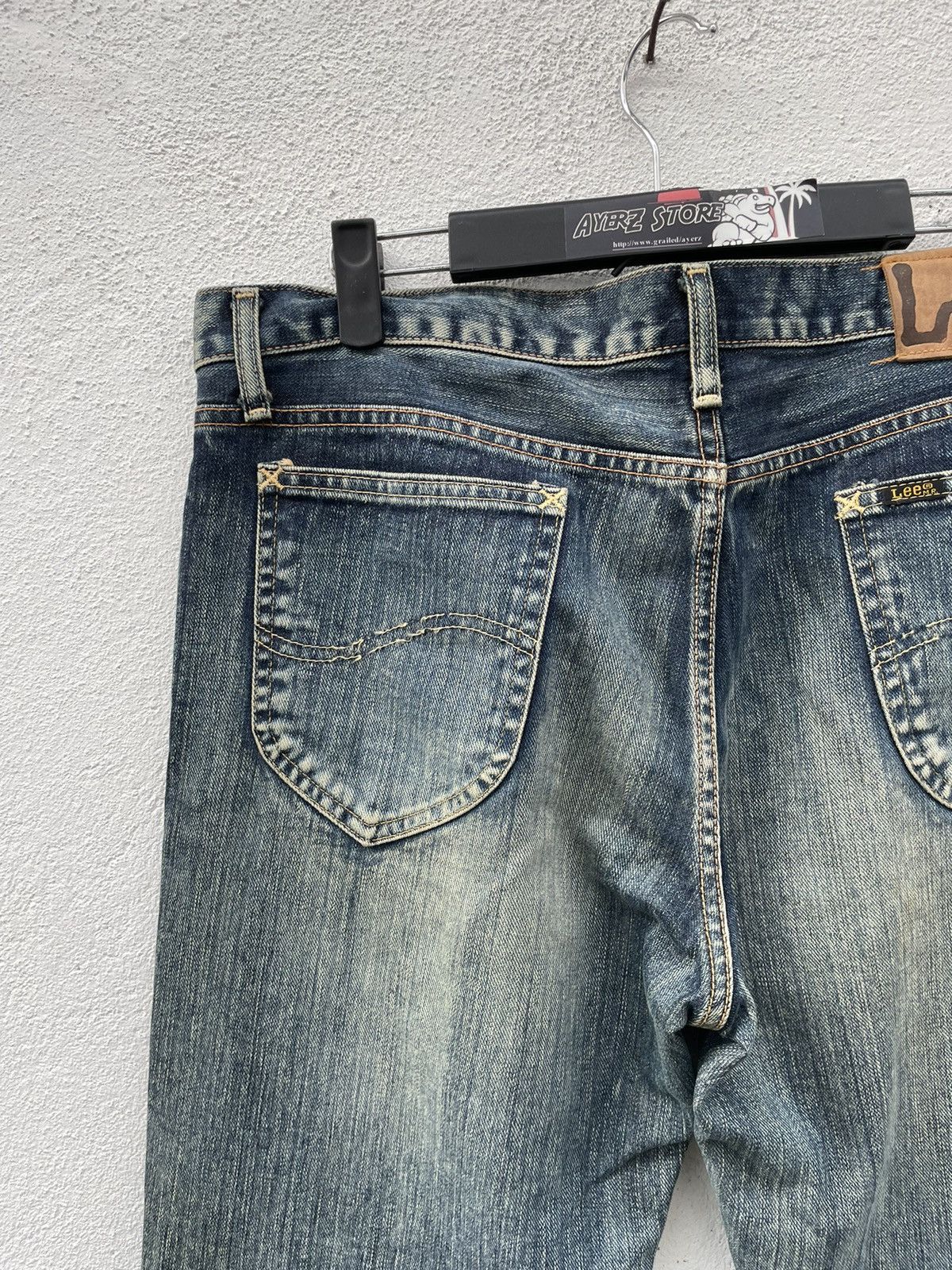 Lee Vintage Y2K Lee Rider Flare Denim Jeans Size US 35 - 13 Thumbnail