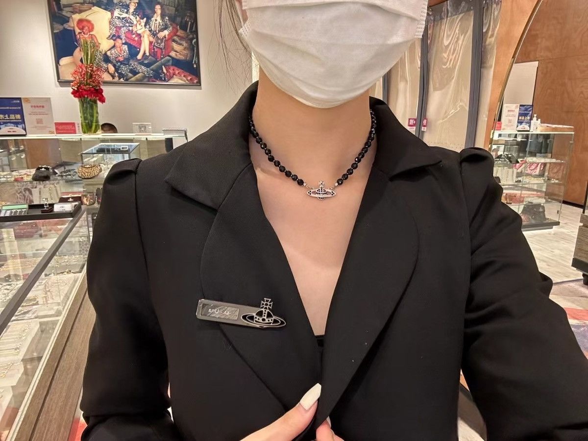 Vivienne Westwood Vivienne Westwood Messaline Choker Size ONE SIZE - 7 Thumbnail