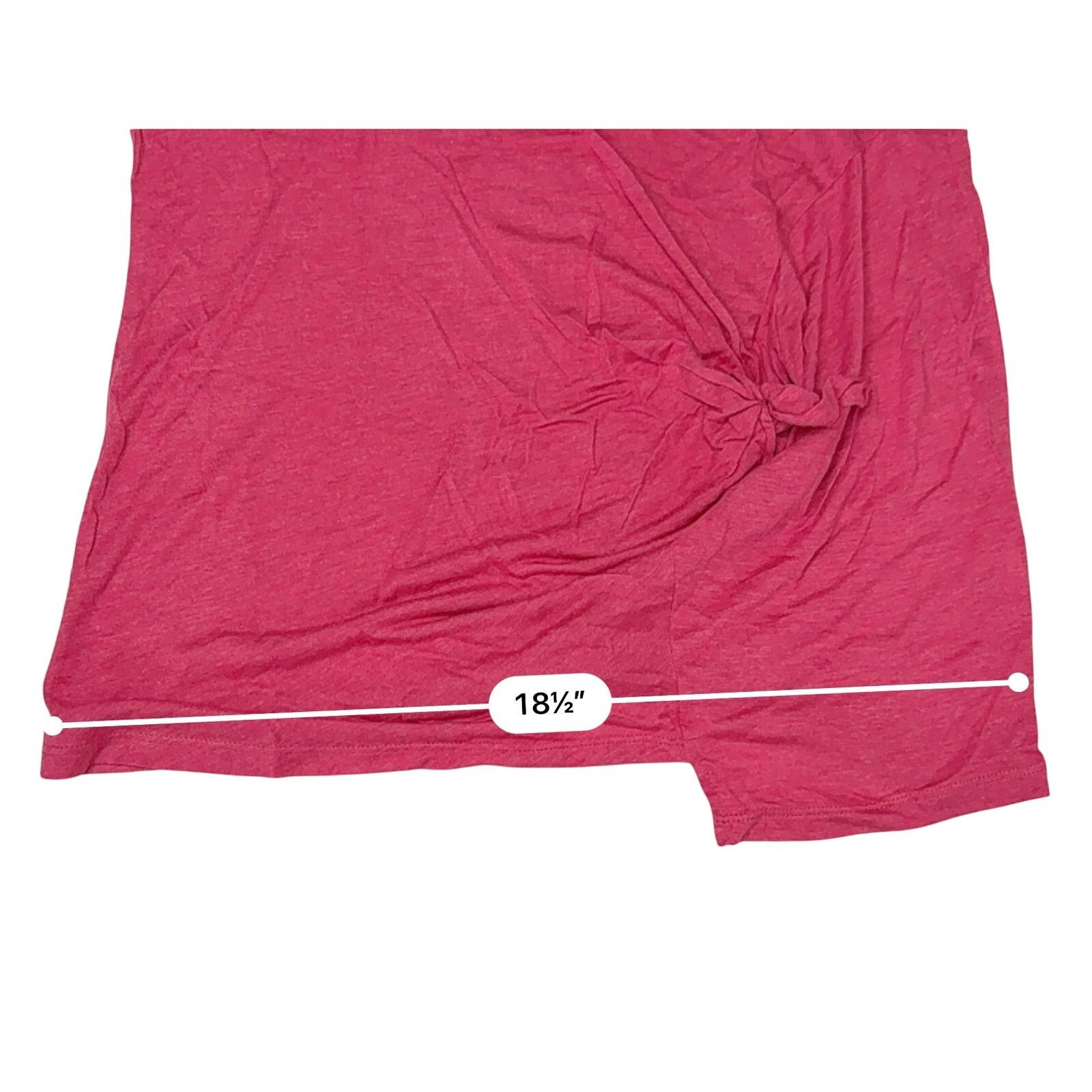 Other Tresics Pink Jersey Knit Knotted Shirt Top MEDIUM Streetwear Size M / US 6-8 / IT 42-44 - 8 Thumbnail