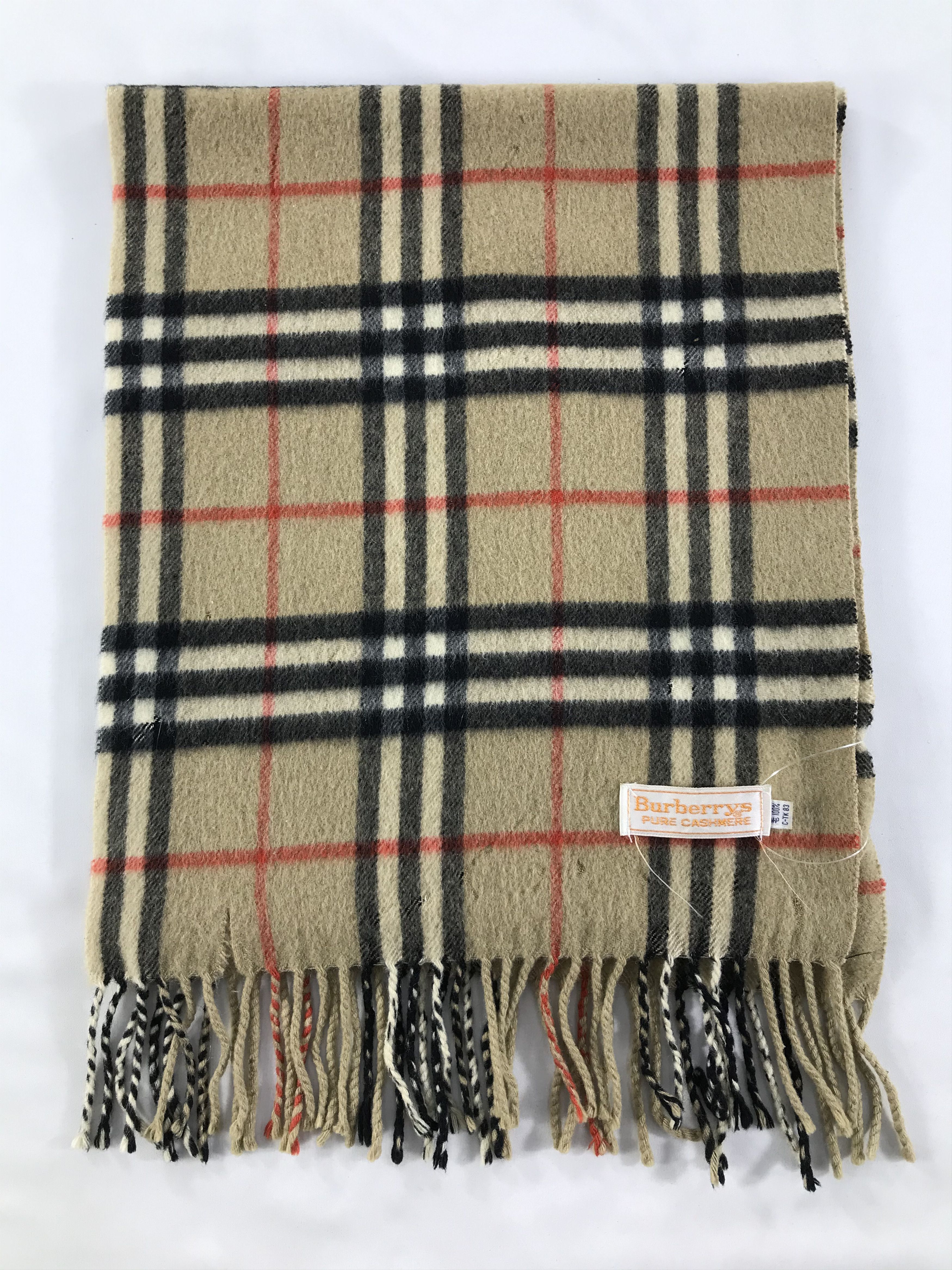 Burberry Vintage Burberry Scarf/Muffler/Neckwear MF1370 Size ONE SIZE - 2 Thumbnail