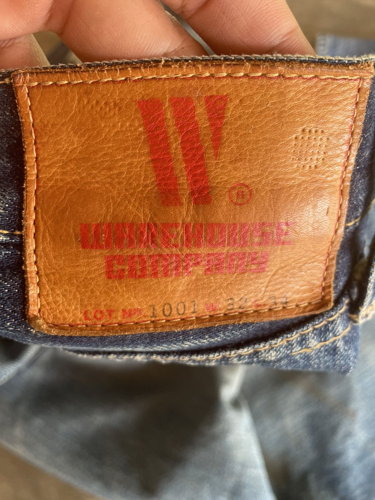 Warehouse & Co. Vintage Japanese Distressed Warehouse Denim Jeans Faded Wash Size US 32 / EU 48 - 17 Thumbnail