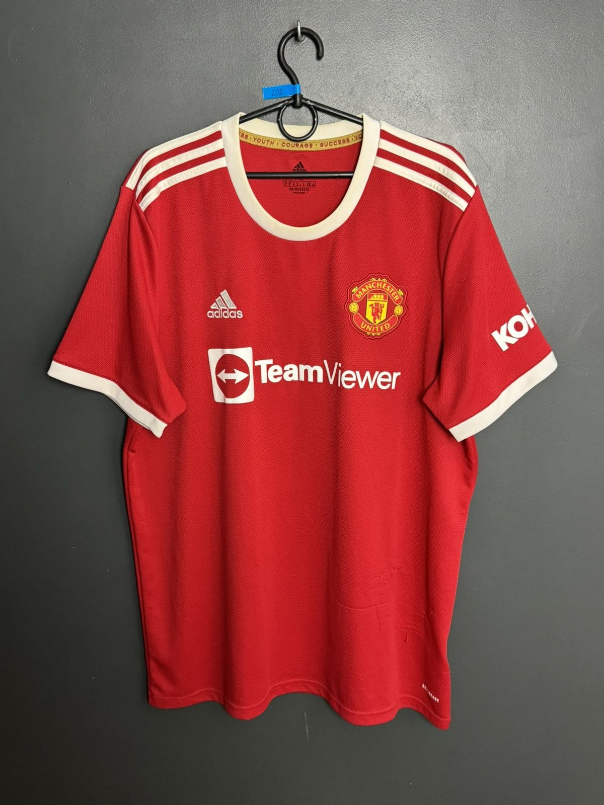 Adidas Manchester United 21/22 Home Football Jersey T-Shirt Size US XL / EU 56 / 4 - 1 Thumbnail