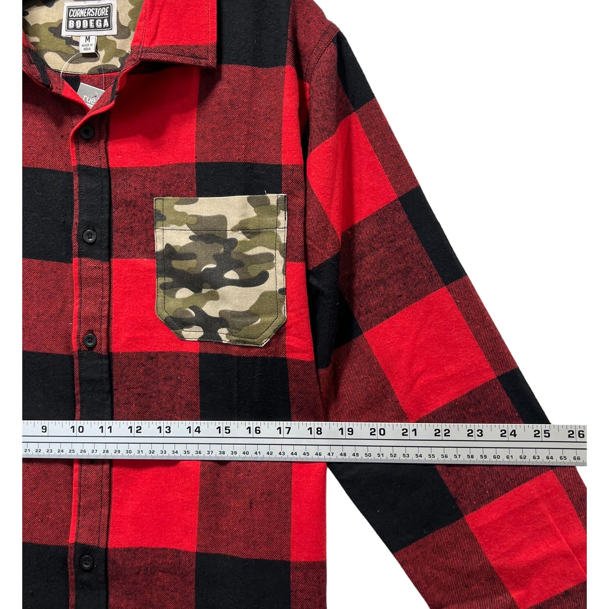 Other Cornerstore Bodega - Men's Long Sleeve Plaid Shirt - Black/R Size US M / EU 48-50 / 2 - 4 Thumbnail
