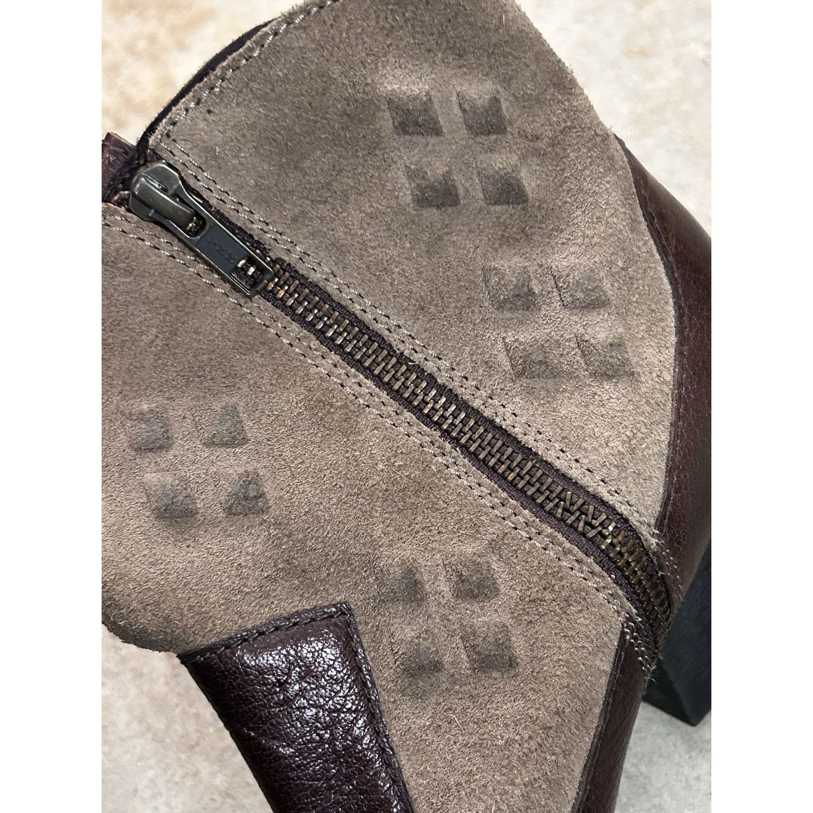 Born Born Leather Heeled Ankle Boots Women’s Size 9.5 Brown Size US 9.5 / IT 39.5 - 12 Thumbnail