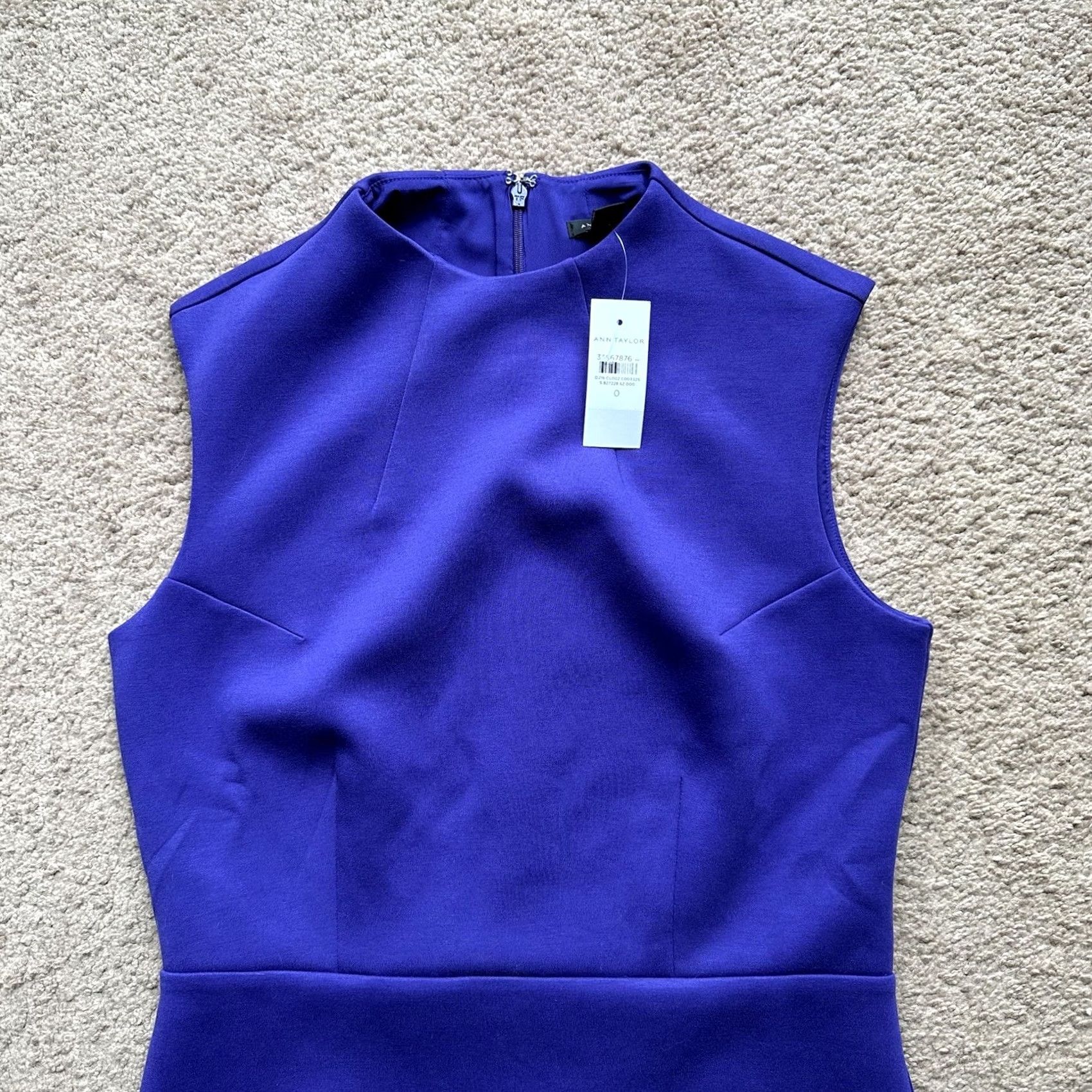 Ann Taylor Ann Taylor Maxi Dress Womens 0 Sleeveless Purple Back Zip NWT Size XS / US 0-2 / IT 36-38 - 6 Thumbnail