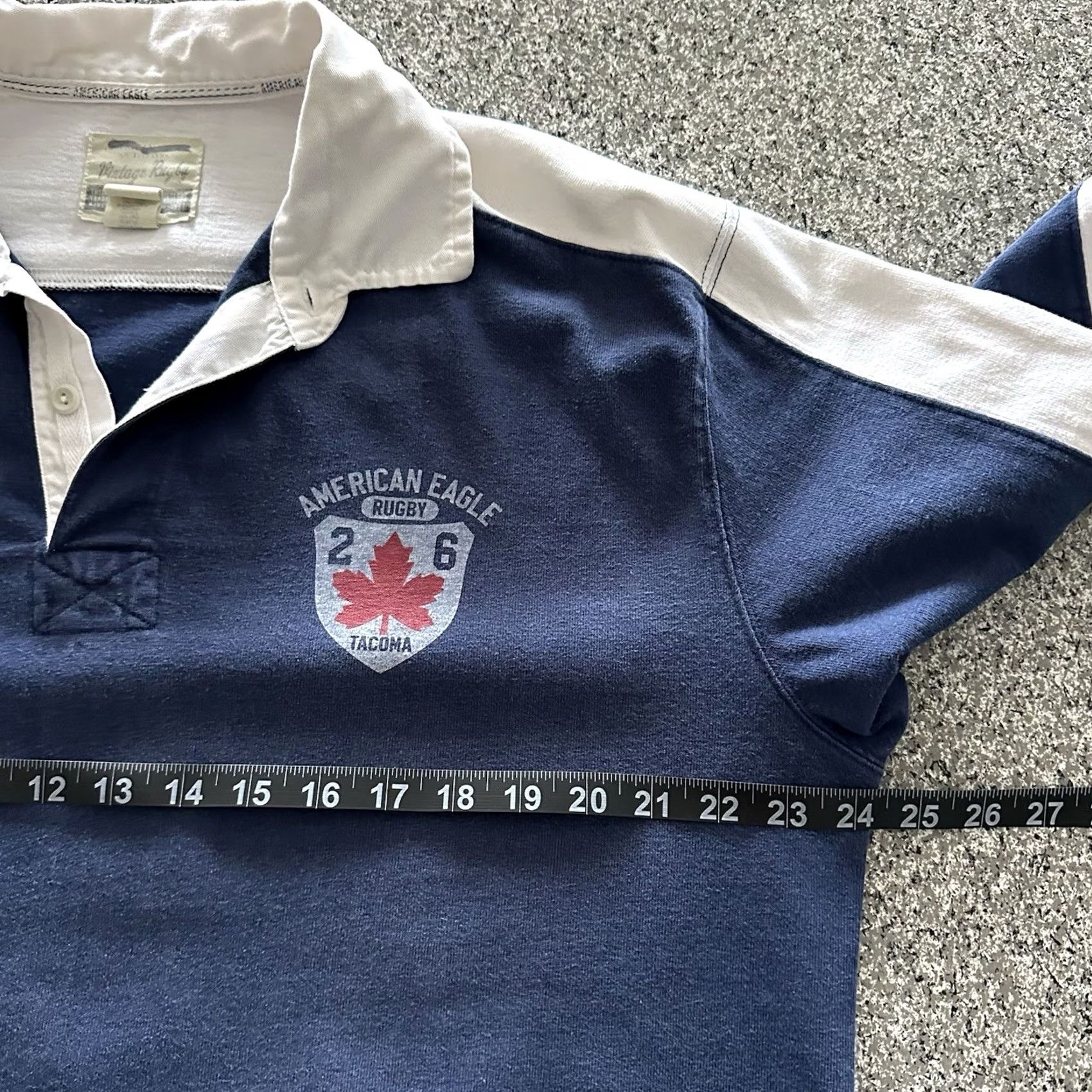 American Eagle Outfitters VINTAGE American Eagle Outfitters Rugby Polo Mens L Blue White Cotton Shirt Mens L Blue White Rugby Decade/Theme: None Size US L / EU 52-54 / 3 - 6 Thumbnail