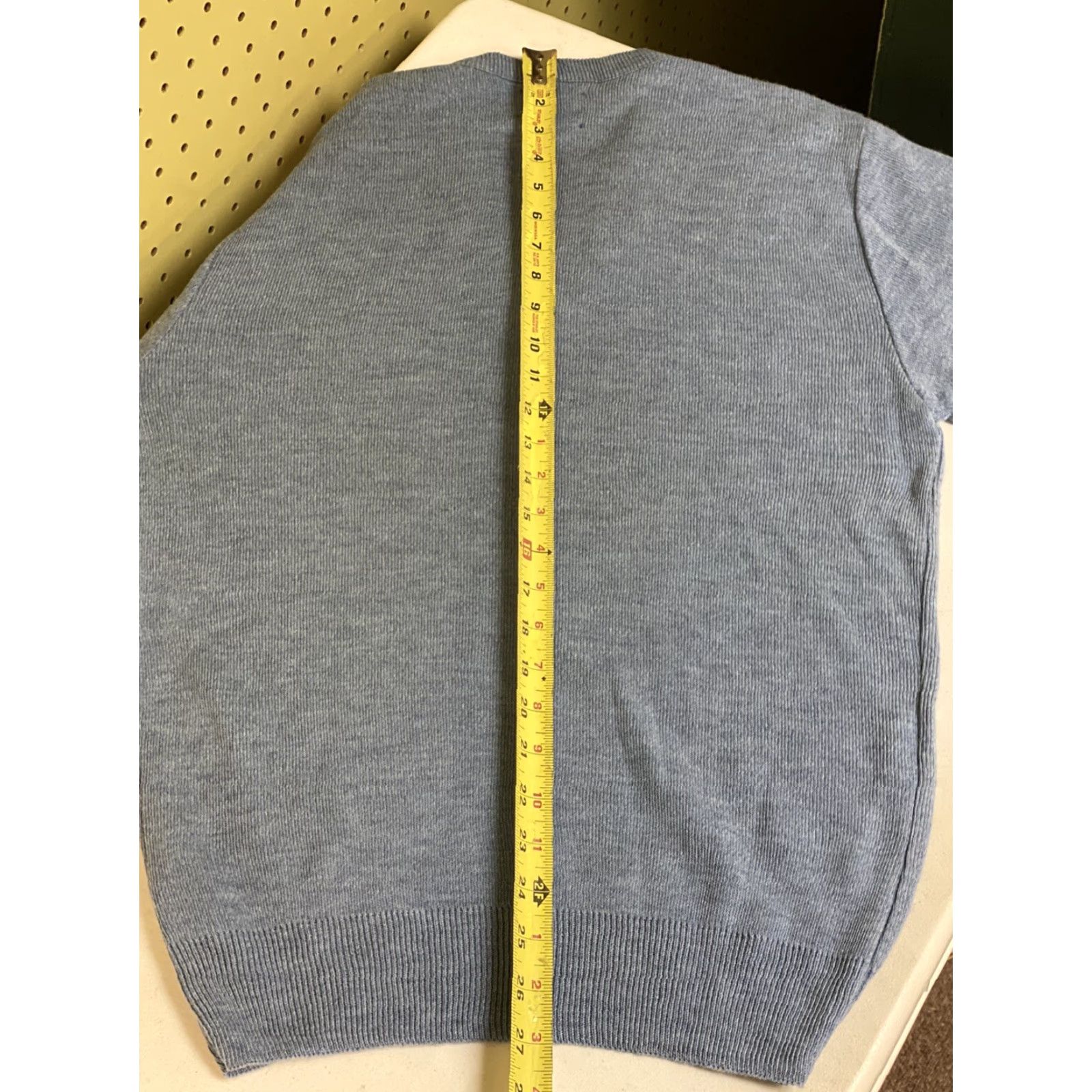 Vintage VINTAGE Janzen Men Blue Pullover V-Neck Sweater Made in USA Golf M Medium Size US M / EU 48-50 / 2 - 8 Thumbnail