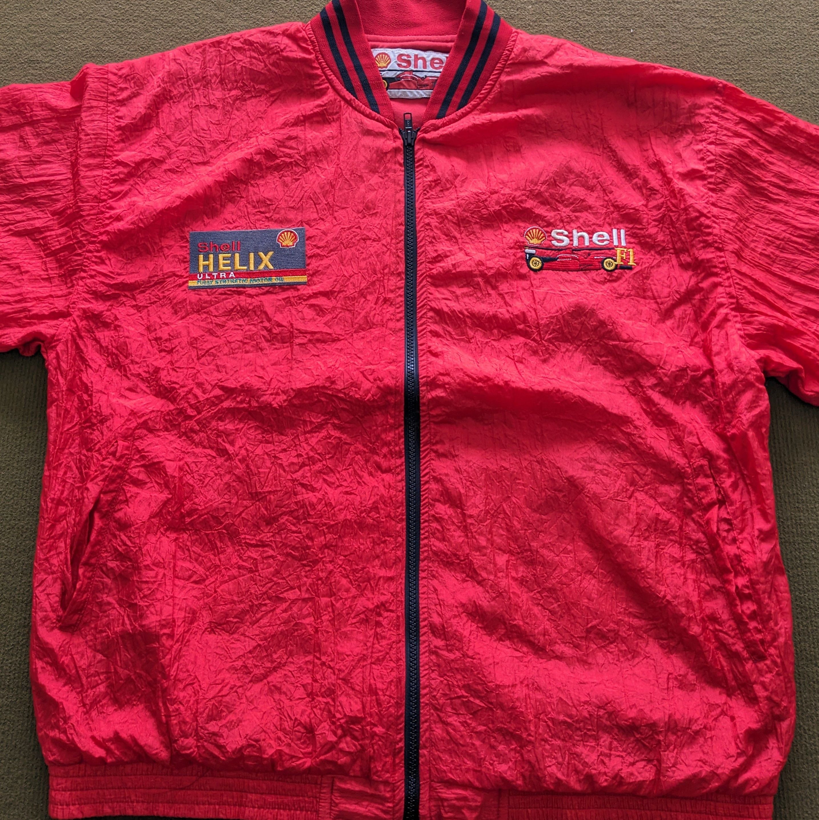 Other Vintage SHELL Helix Ultra F1 Racing Jacket Size US L / EU 52-54 / 3 - 2 Thumbnail