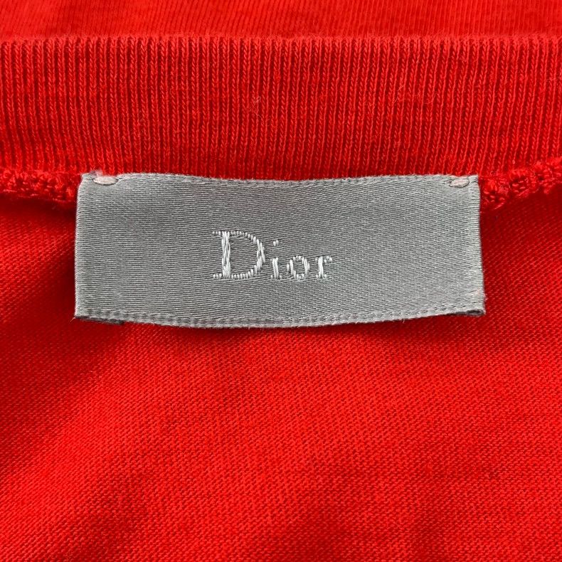 Dior Dior Red pattern printed cotton round-neck short-sleeved T- Size US XS / EU 42 / 0 - 5 Thumbnail