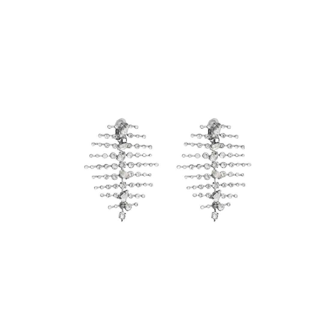 Saint Laurent Paris o1b1hav110525 747996 Size: OS / Rhinestone Fish Earrings Size ONE SIZE - 1 Preview