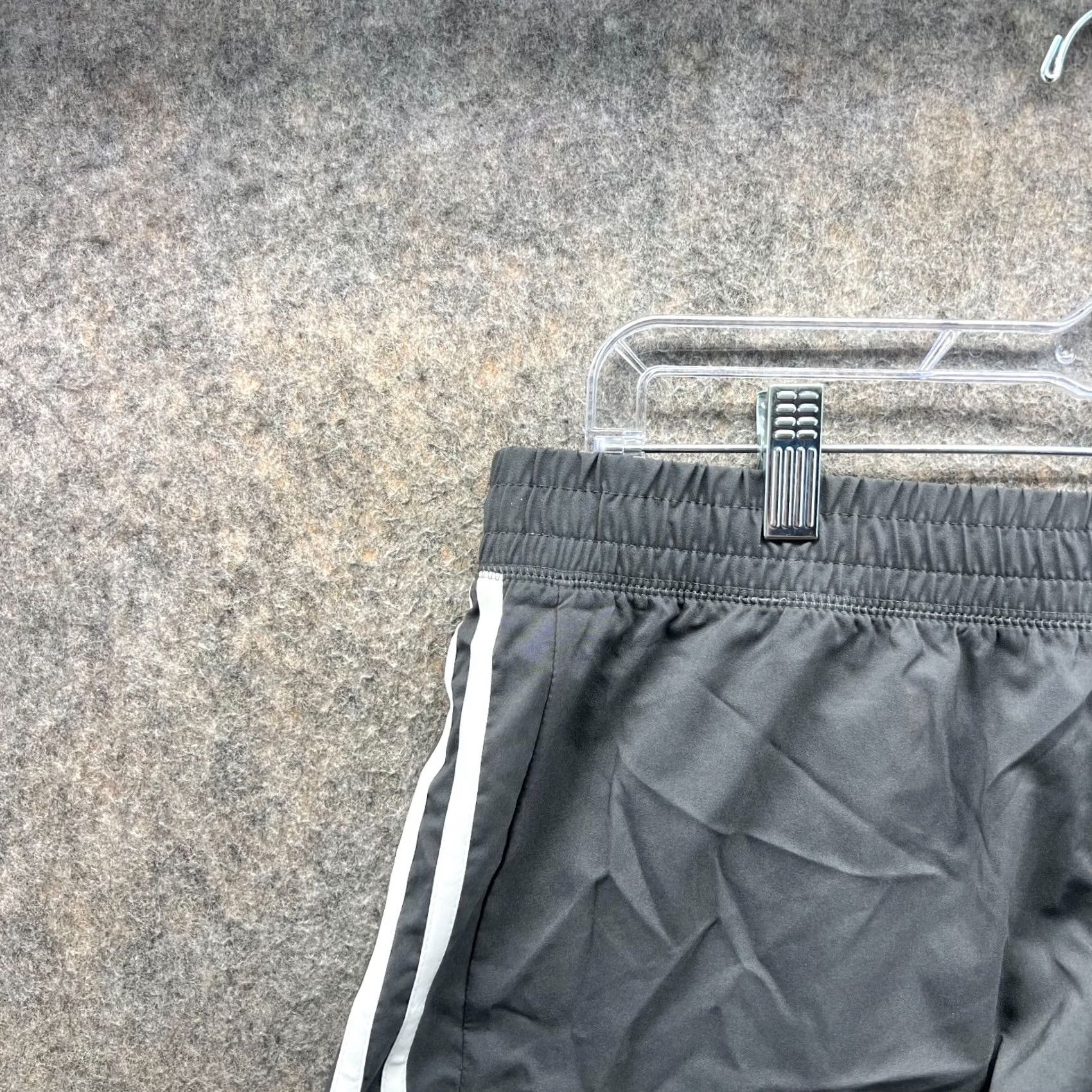 Adidas Adidas Shorts Women Large Gray Pacer 3-Stripes Woven Primegreen Running Gym Regular Feminine Athletic Shorts Womens Gray Size 36" / US 14 / IT 50 - 6 Thumbnail