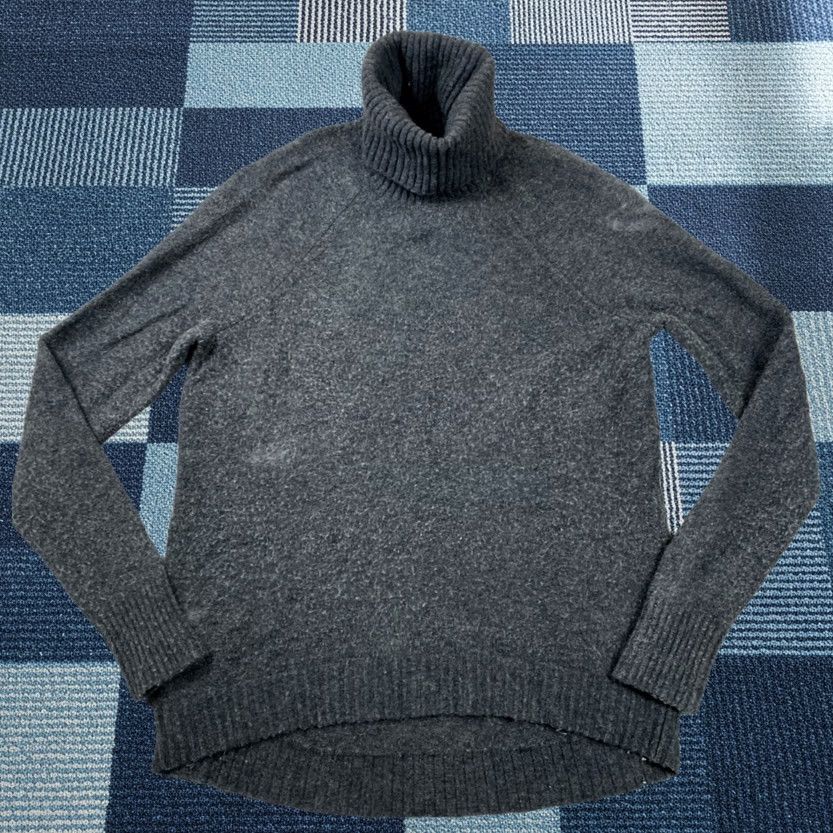 J.Crew J.CREW Sweater Womens XS Gray Turtleneck Long Sleeve Pullover Wool Blend Size XS / US 0-2 / IT 36-38 - 1 Thumbnail