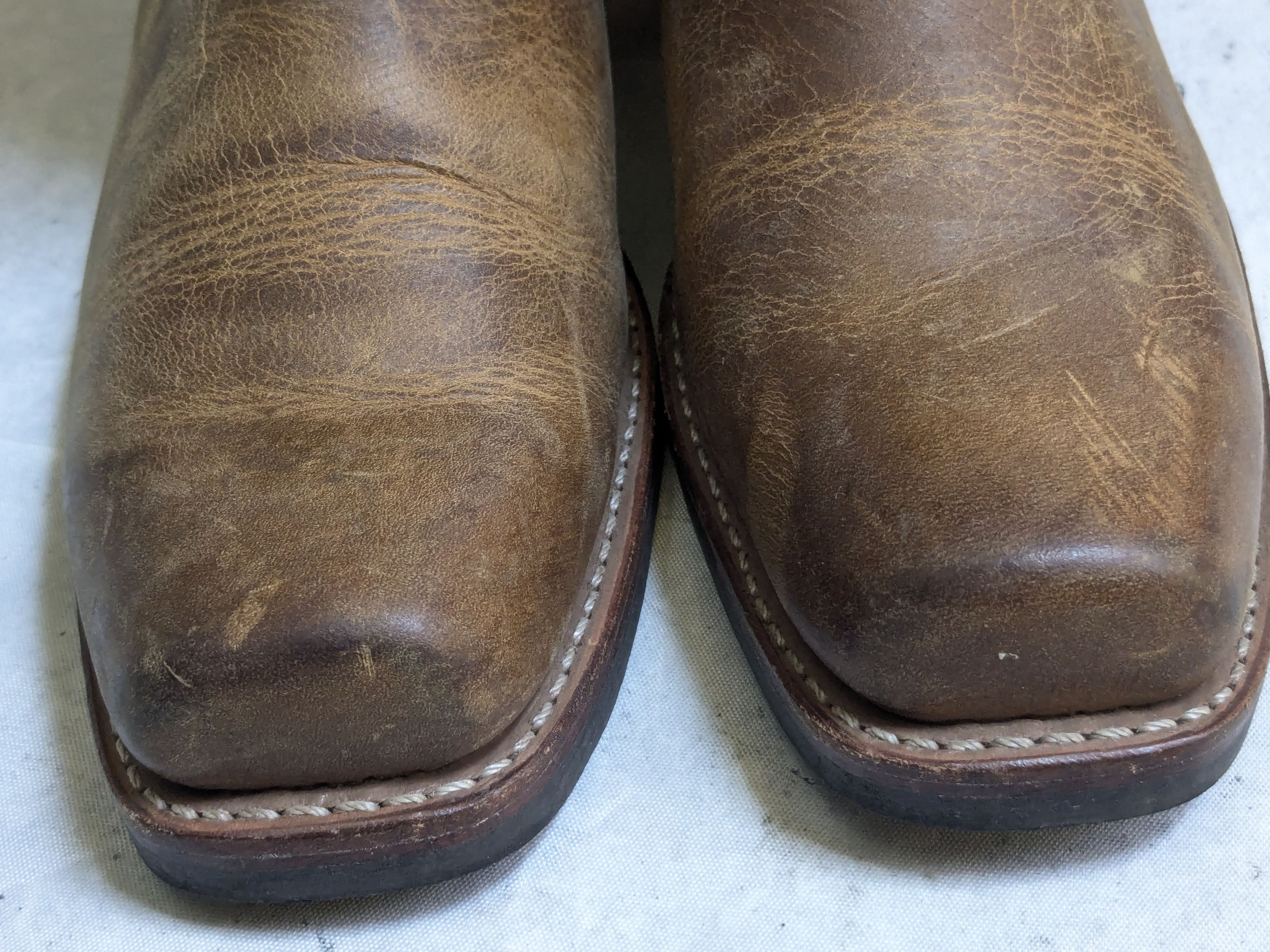 Frye Frye Harness Boots Brown 8 Leather USA Strap Buckle Size US 8 / EU 41 - 2 Thumbnail