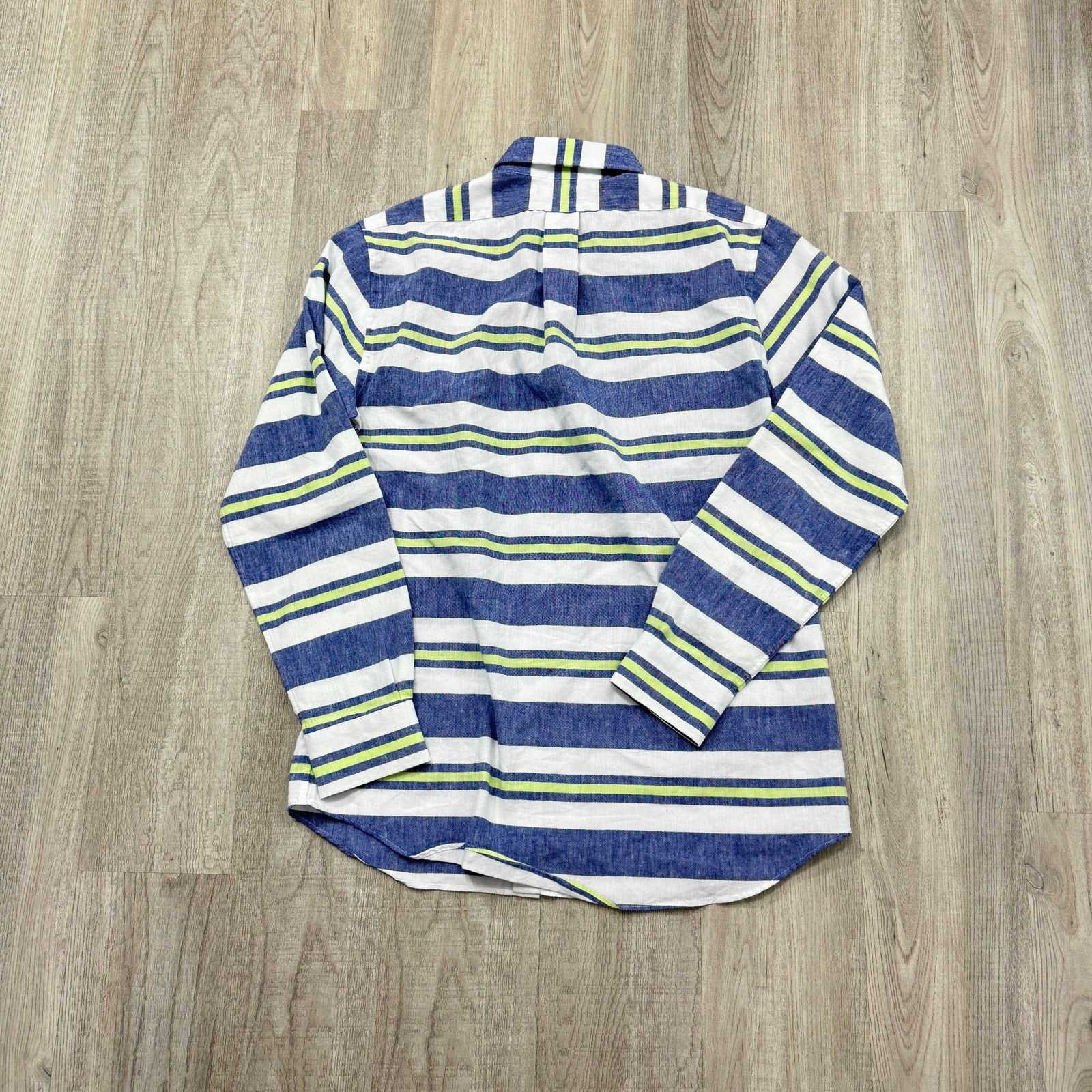 Vineyard Vines Vineyard Vines Shirt Men's Medium Blue White Green Striped Size US M / EU 48-50 / 2 - 5 Thumbnail