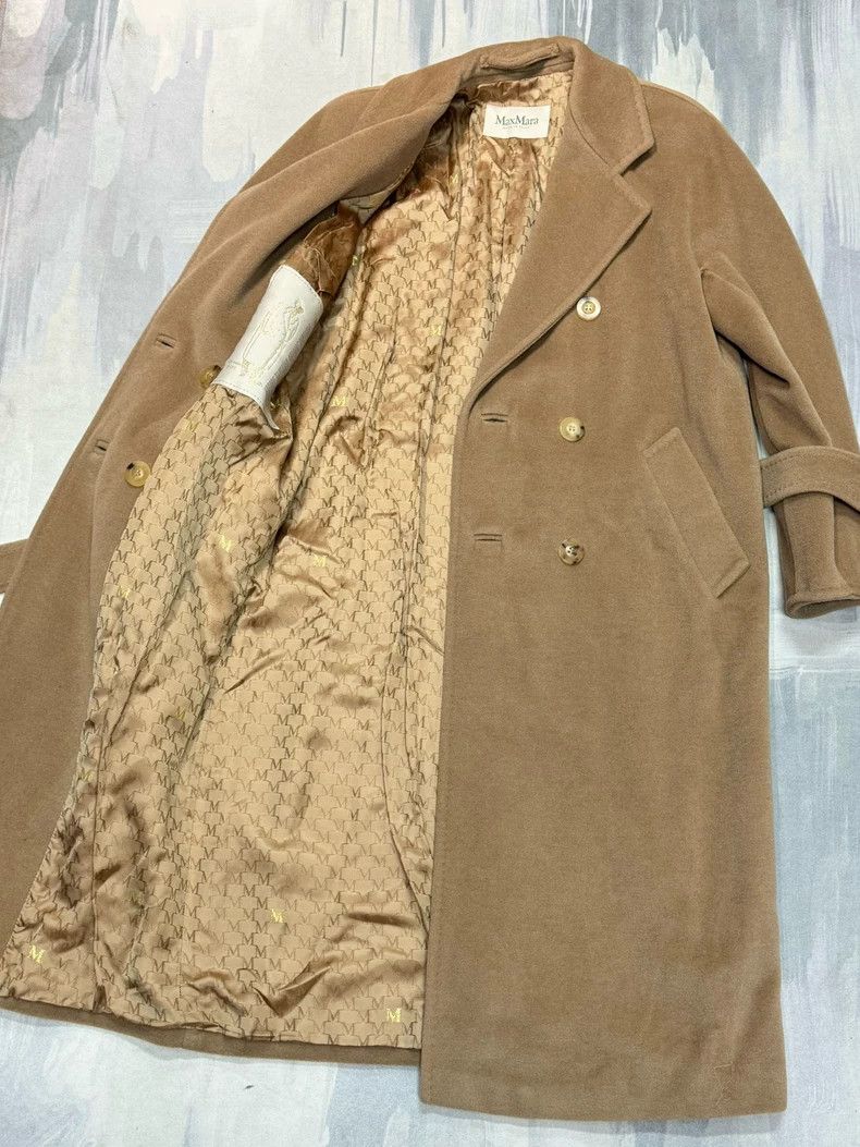 Max Mara Max Mara 101801 Camel double-breasted long wool coat Size XS / US 0-2 / IT 36-38 - 3 Thumbnail