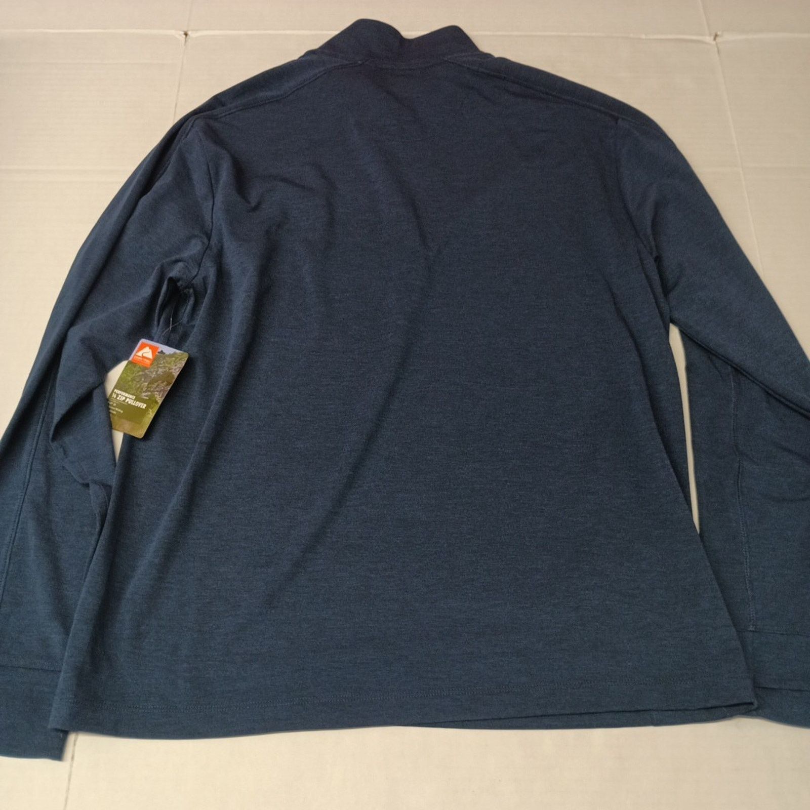 Other Ozark Trail Men's 1/4 Zip Pullover L (42/44) Blue Wool Blend Size US L / EU 52-54 / 3 - 9 Thumbnail