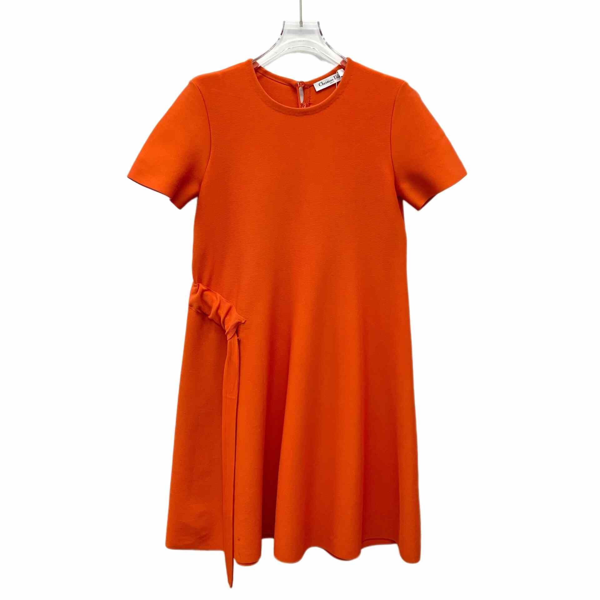 Dior Dior Orange Dress S Women Size S / US 4 / IT 40 - 1 Thumbnail
