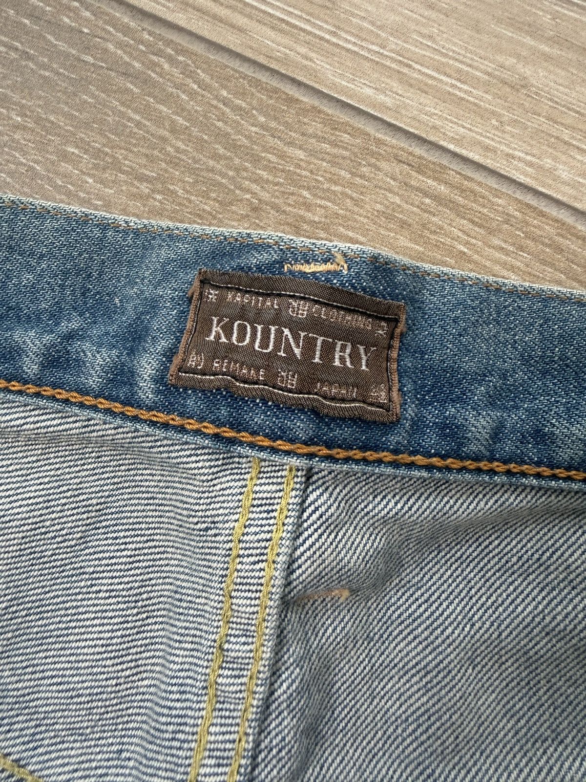 Kapital Bone Denim Shorts