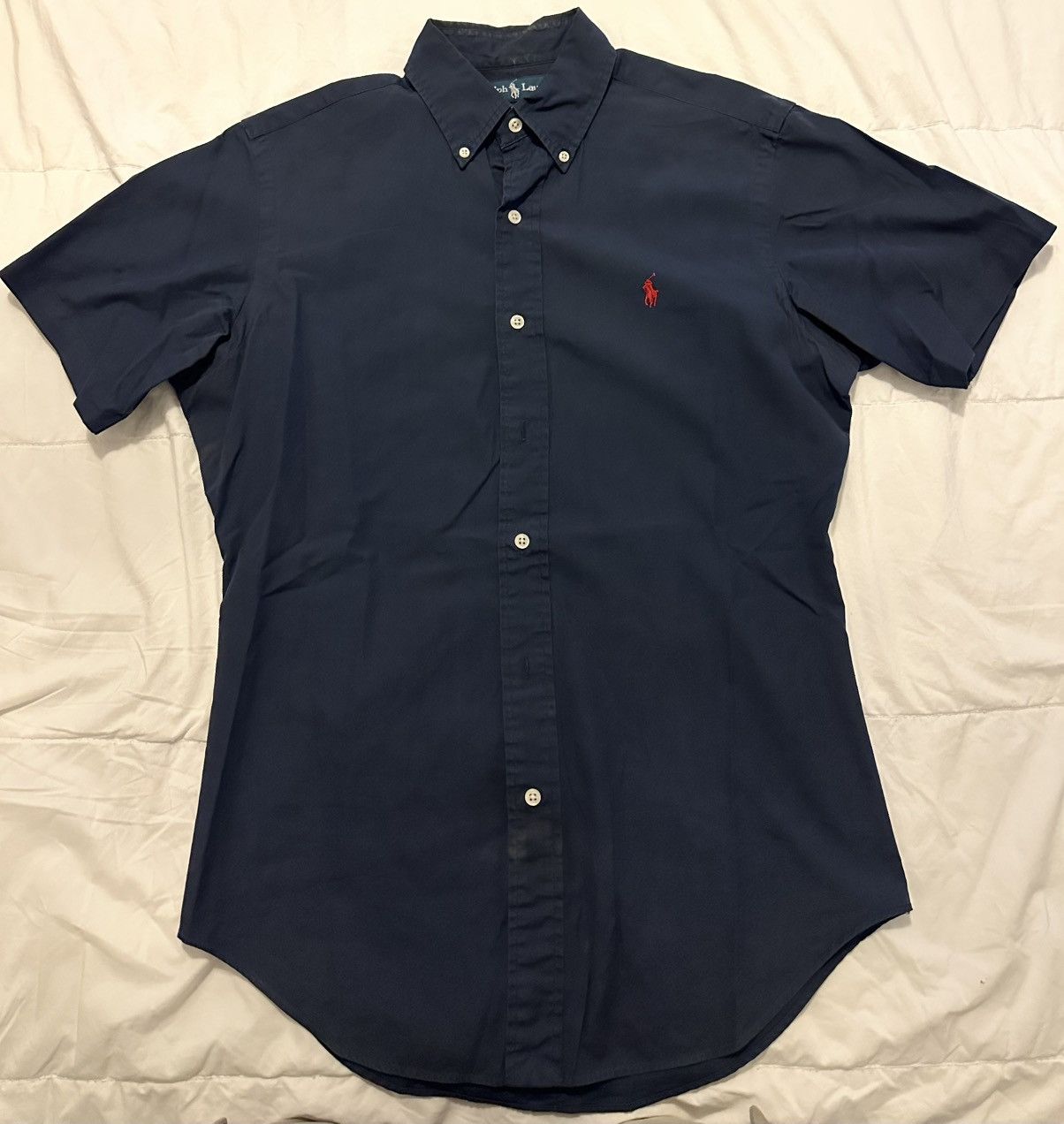 Polo Ralph Lauren Dark blue Ralph Lauren Polo short sleeve button-up Size US S / EU 44-46 / 1 - 2 Thumbnail